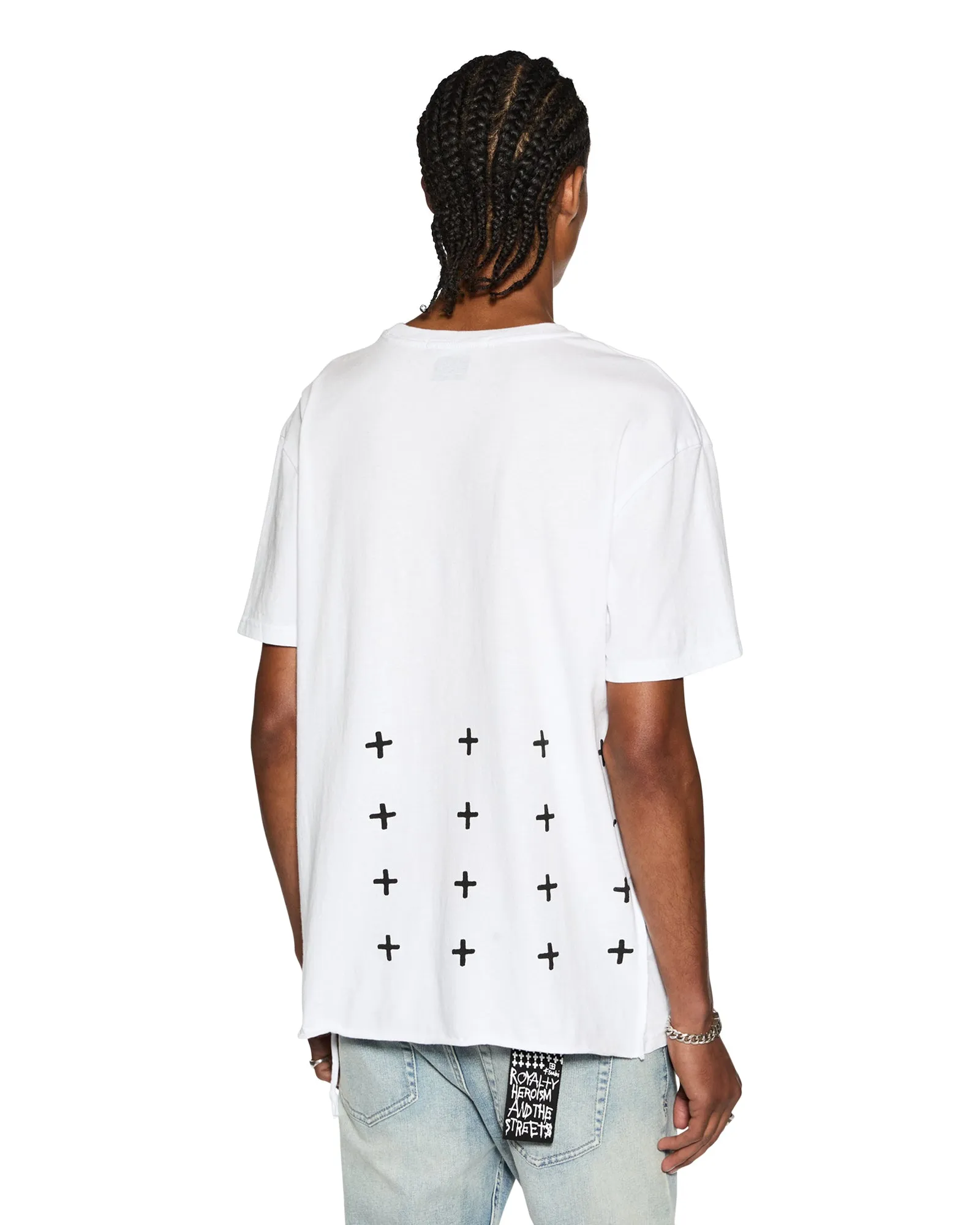 4 X 4 BIGGIE SS TEE OPTIC WHITE
