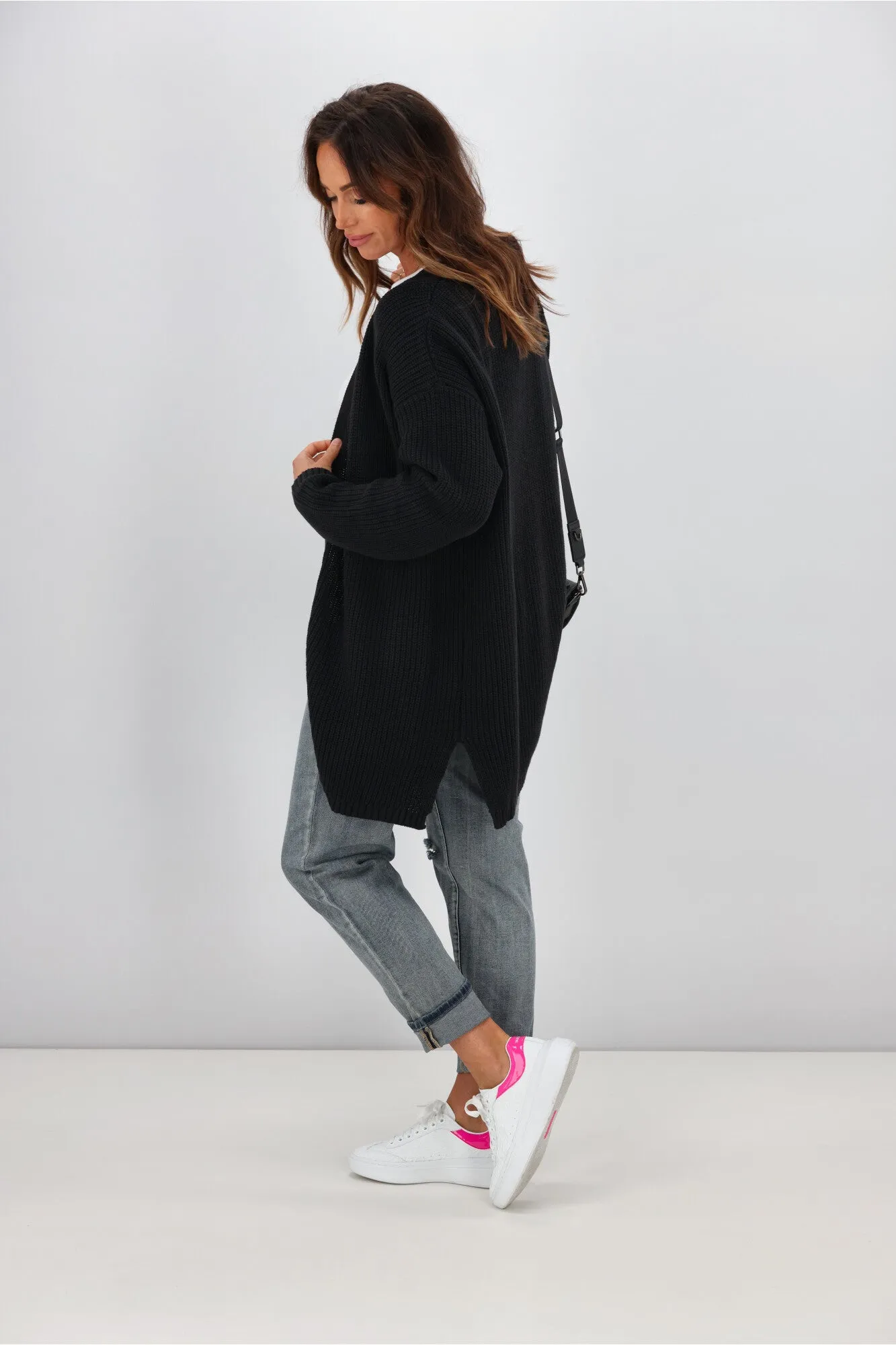 All About Eve Everyday Knit Cardi Black