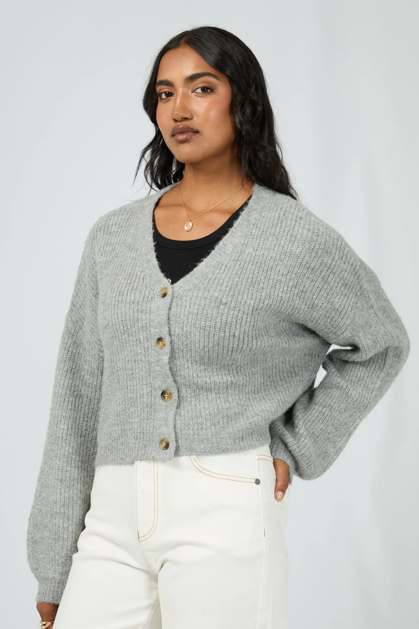All About Eve Selena Knit Grey Marle