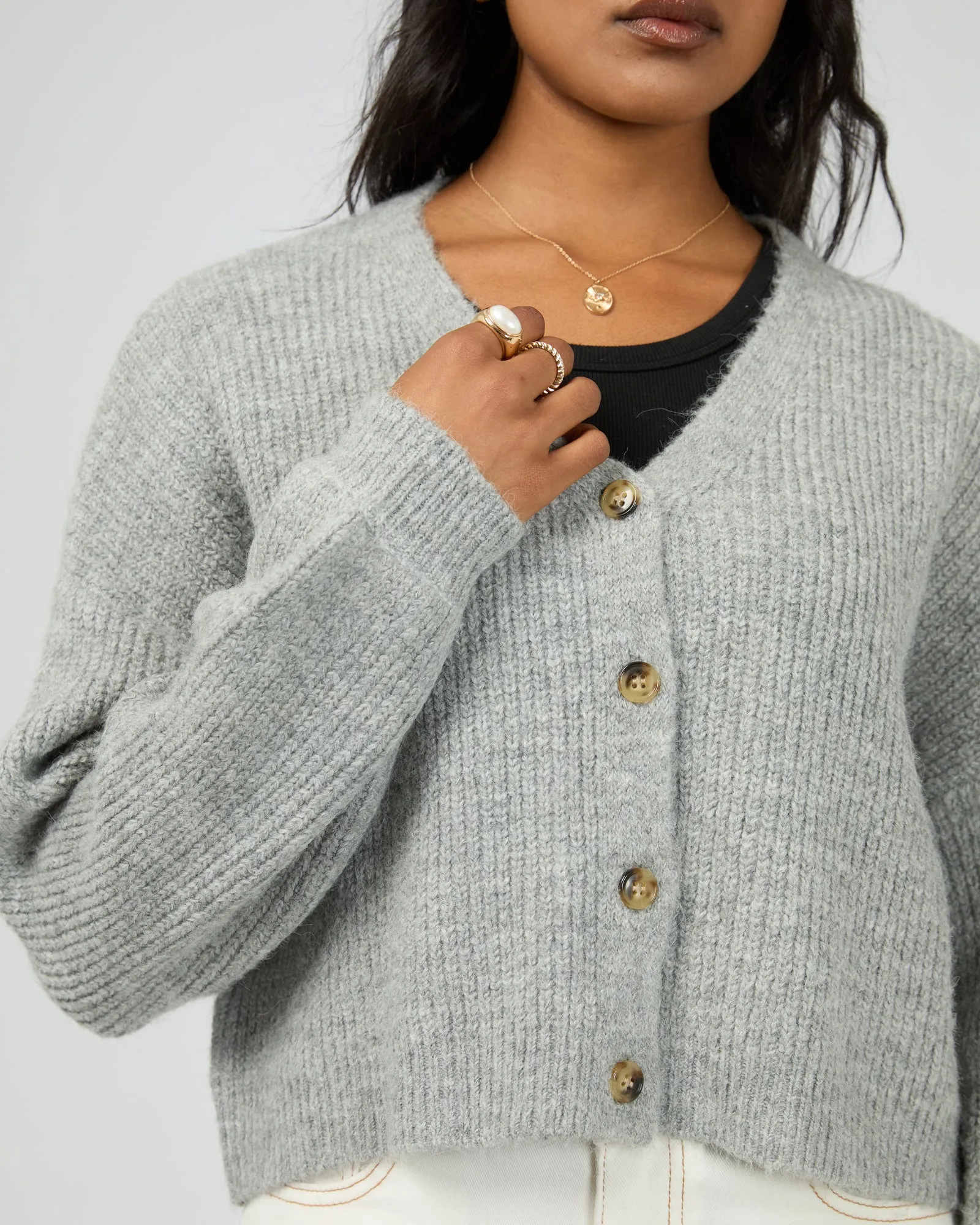All About Eve Selena Knit Grey Marle