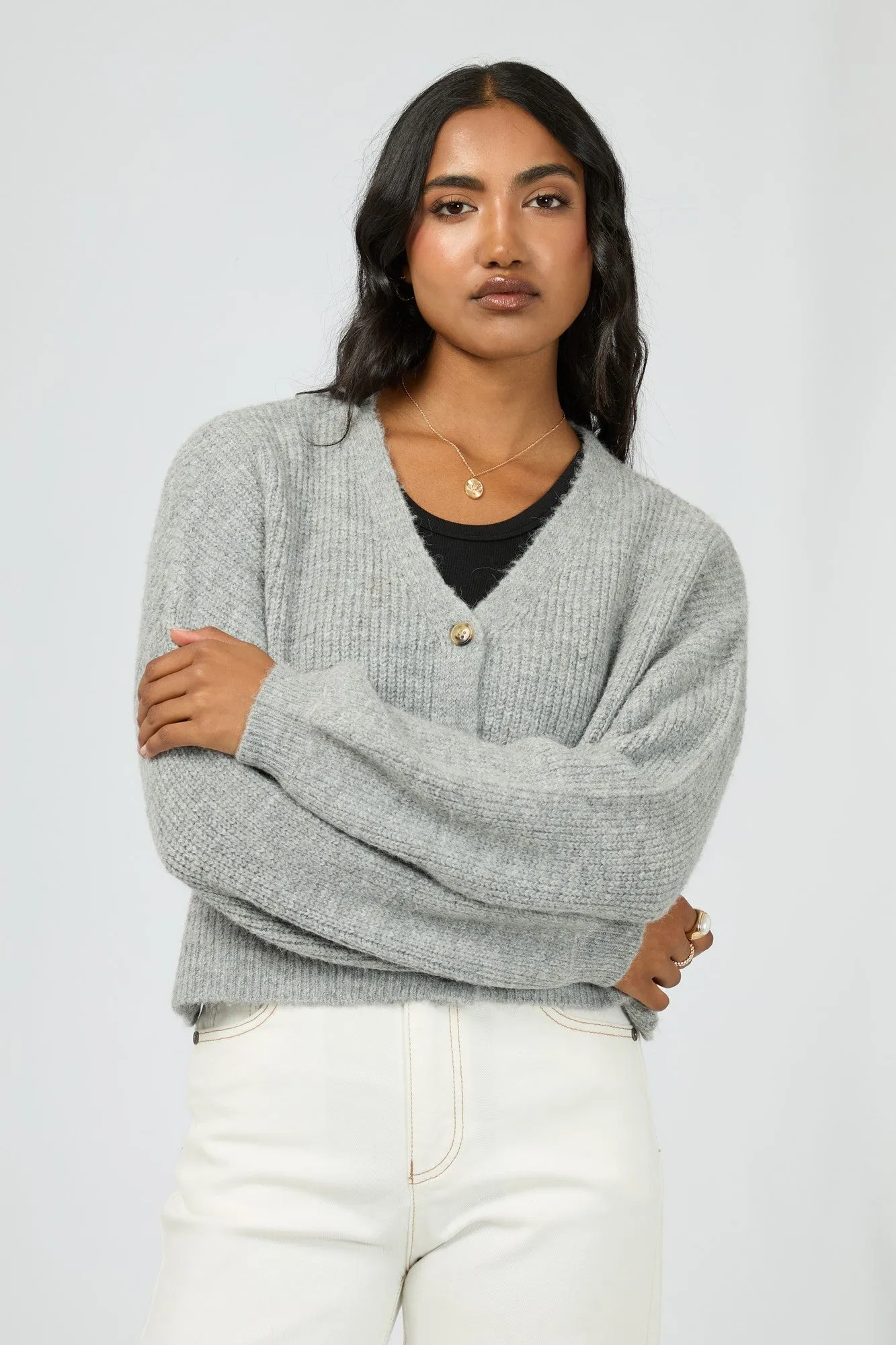 All About Eve Selena Knit Grey Marle