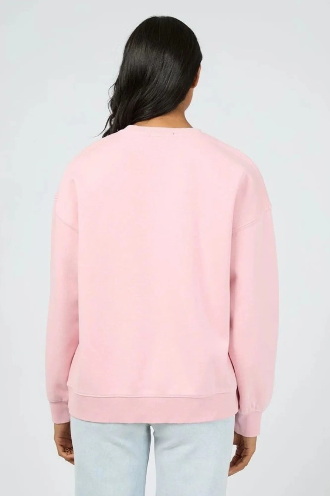 All About Eve Vital Washed Oversized Crew Pink