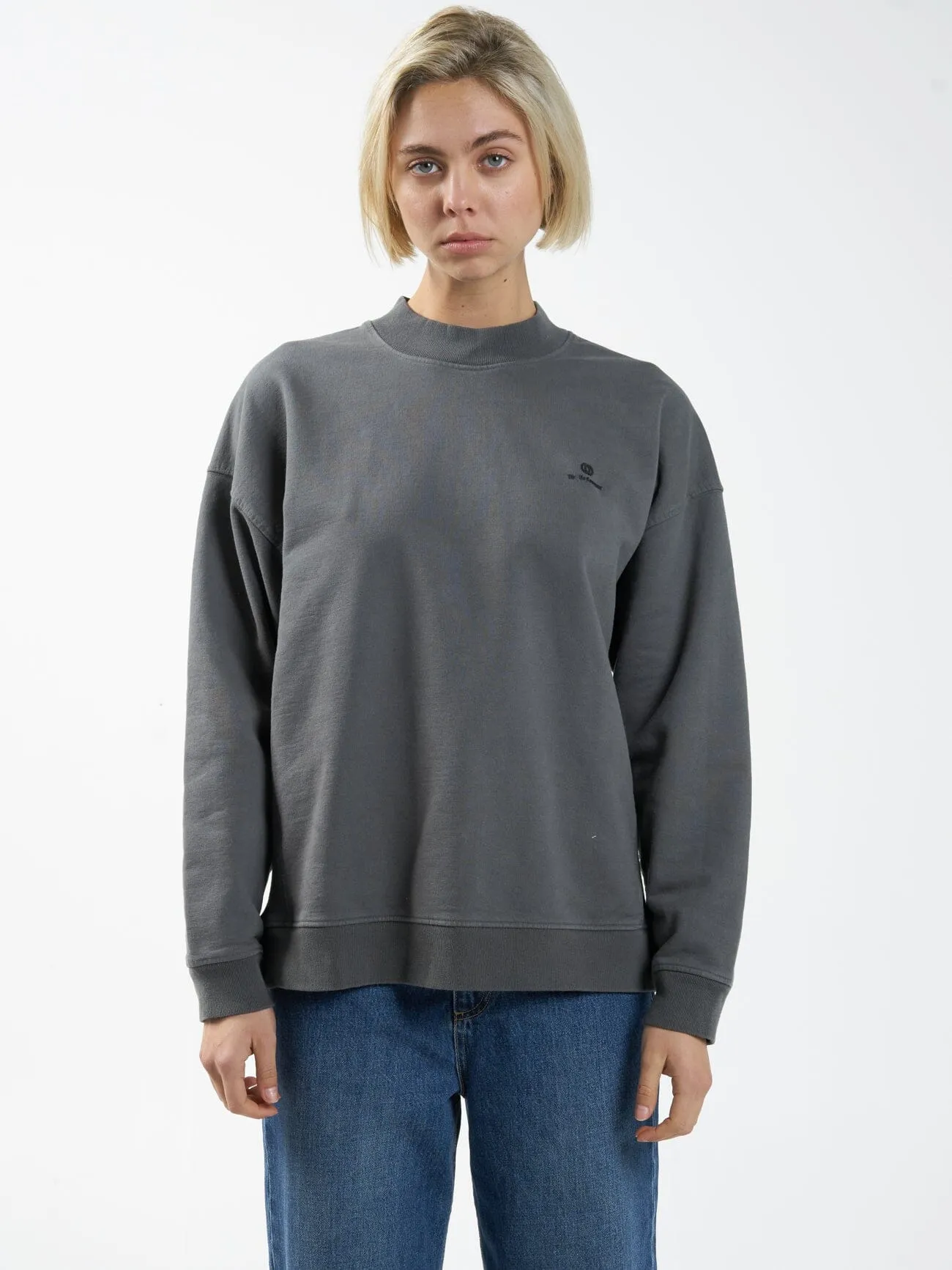 Arts and Industrial Oversize Crew - Merch Black