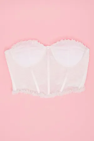 Black Mesh Corset Top Lingerie