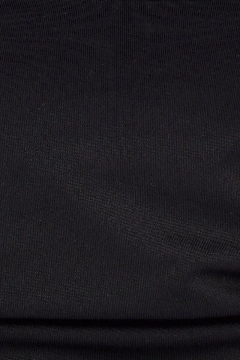 Black Supersoft Bodysuit
