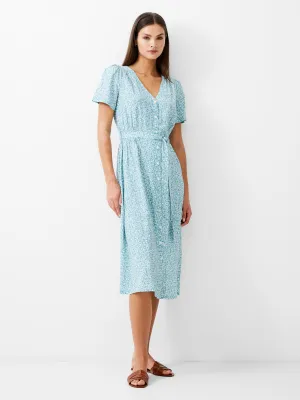 Breya Button Midi Dress