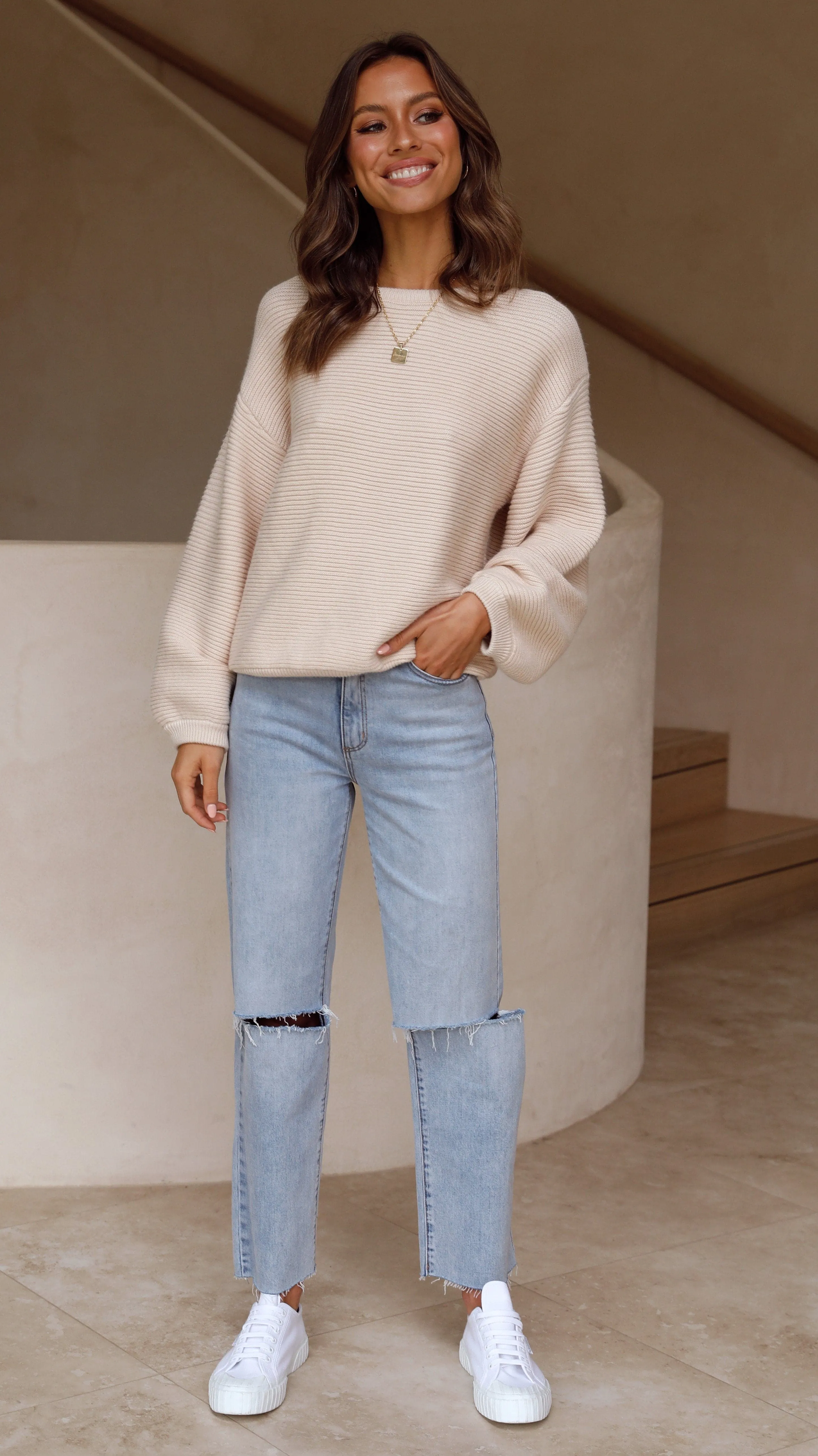 Carmel Knit - Beige
