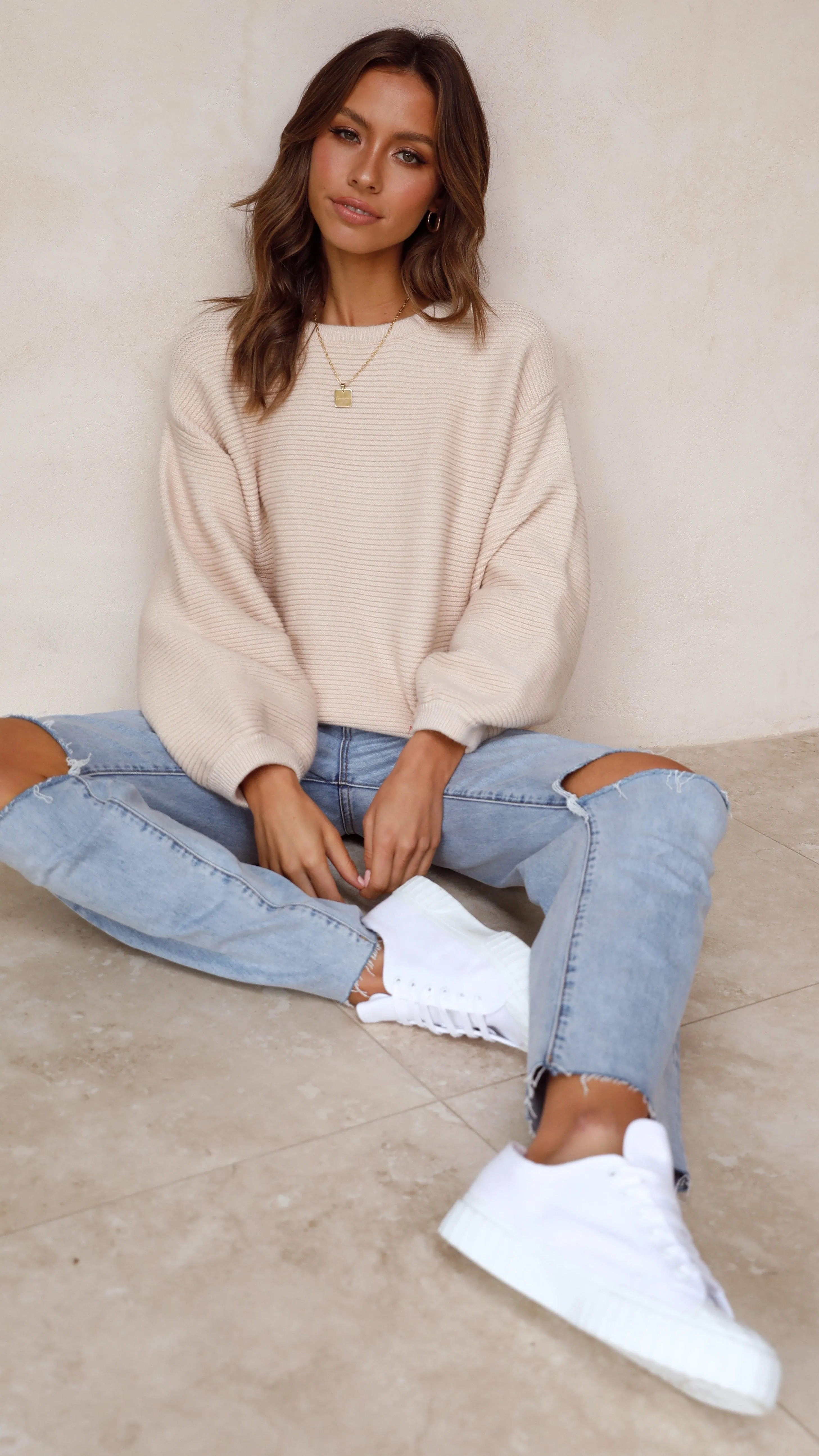 Carmel Knit - Beige