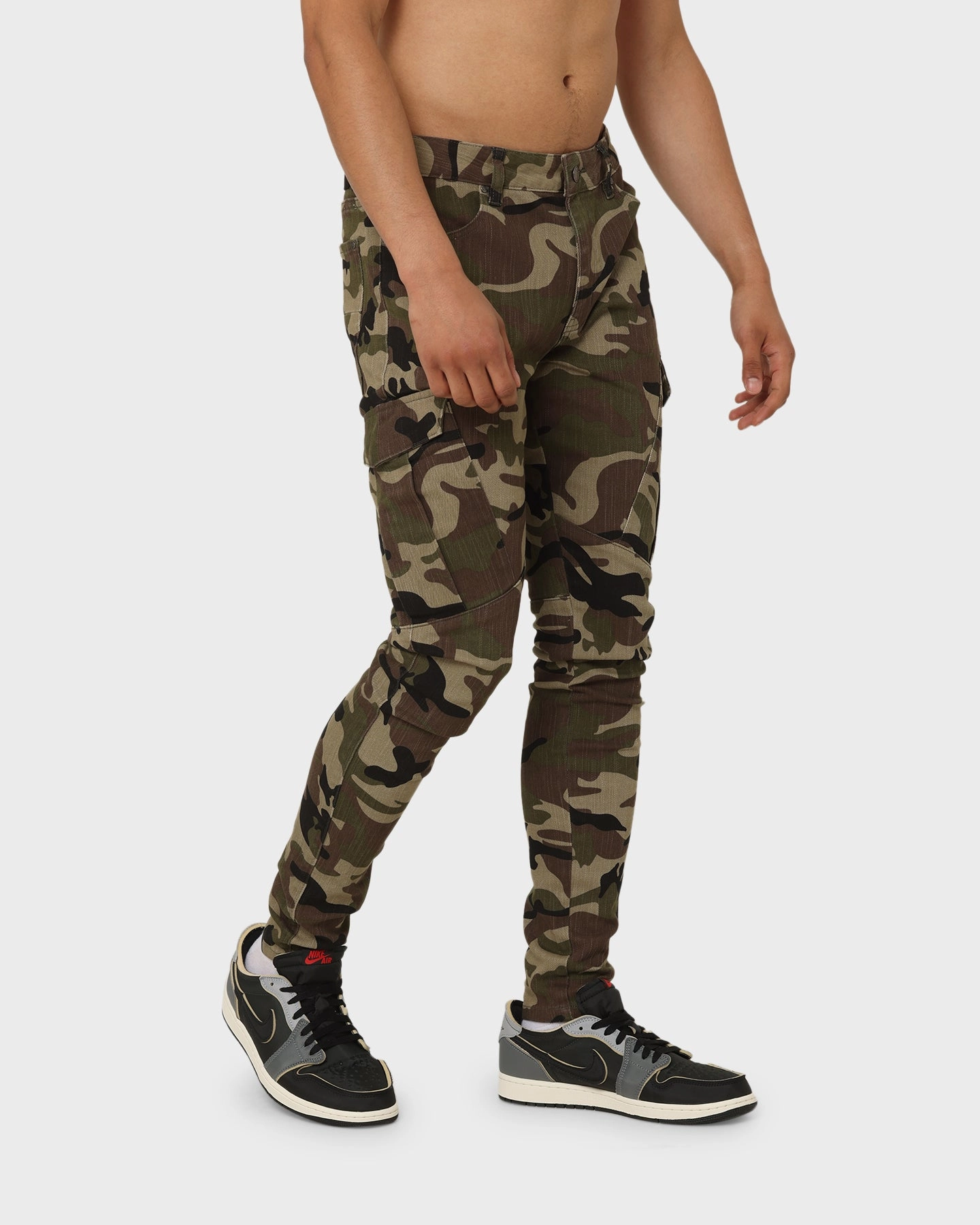 Carre Revolution Cargo Jeans Camo
