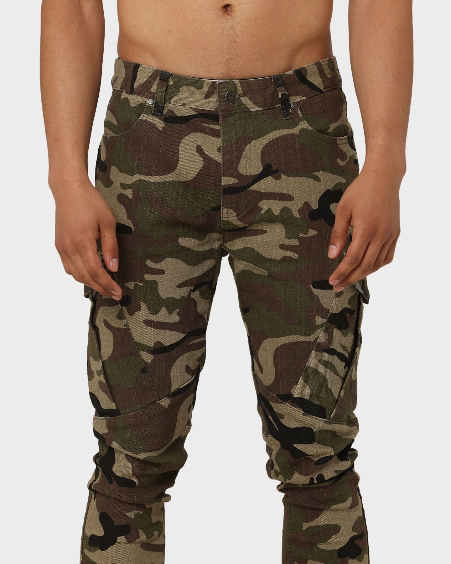 Carre Revolution Cargo Jeans Camo