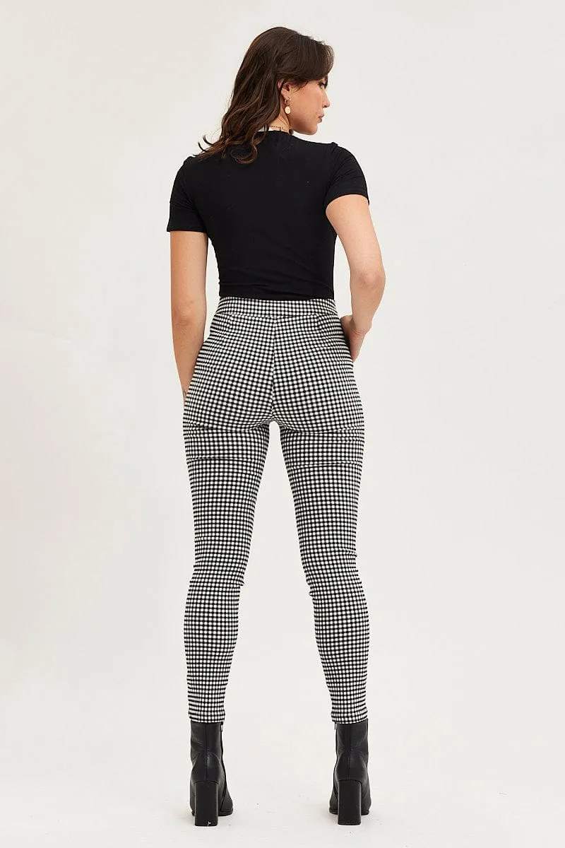Check High Rise Leggings