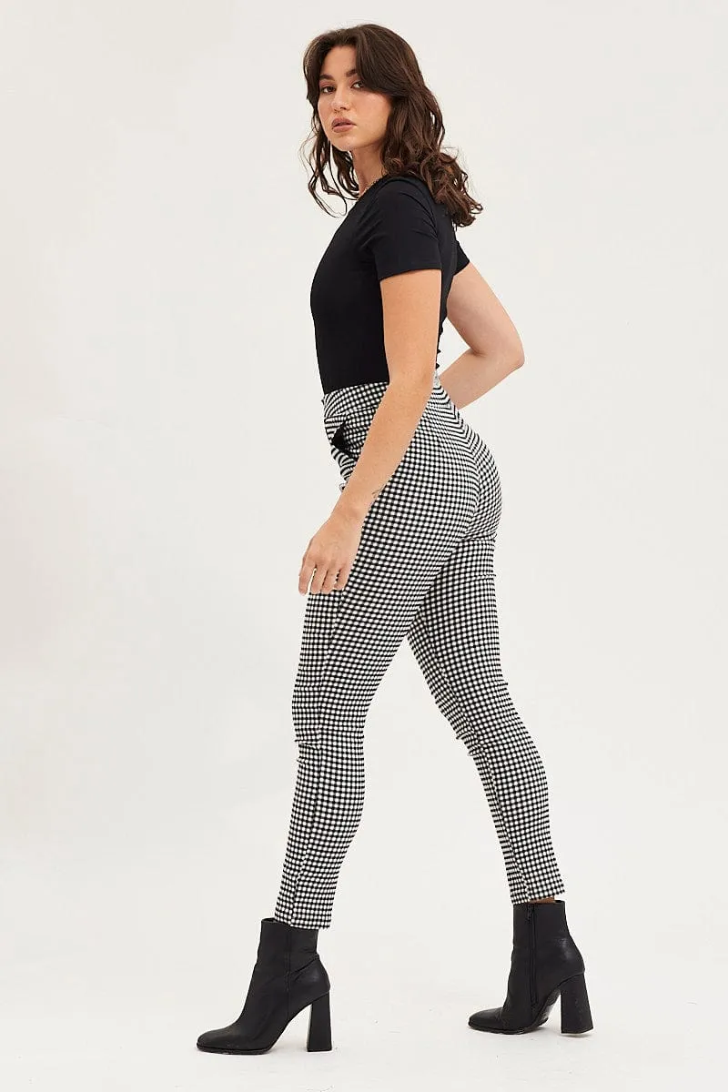 Check High Rise Leggings