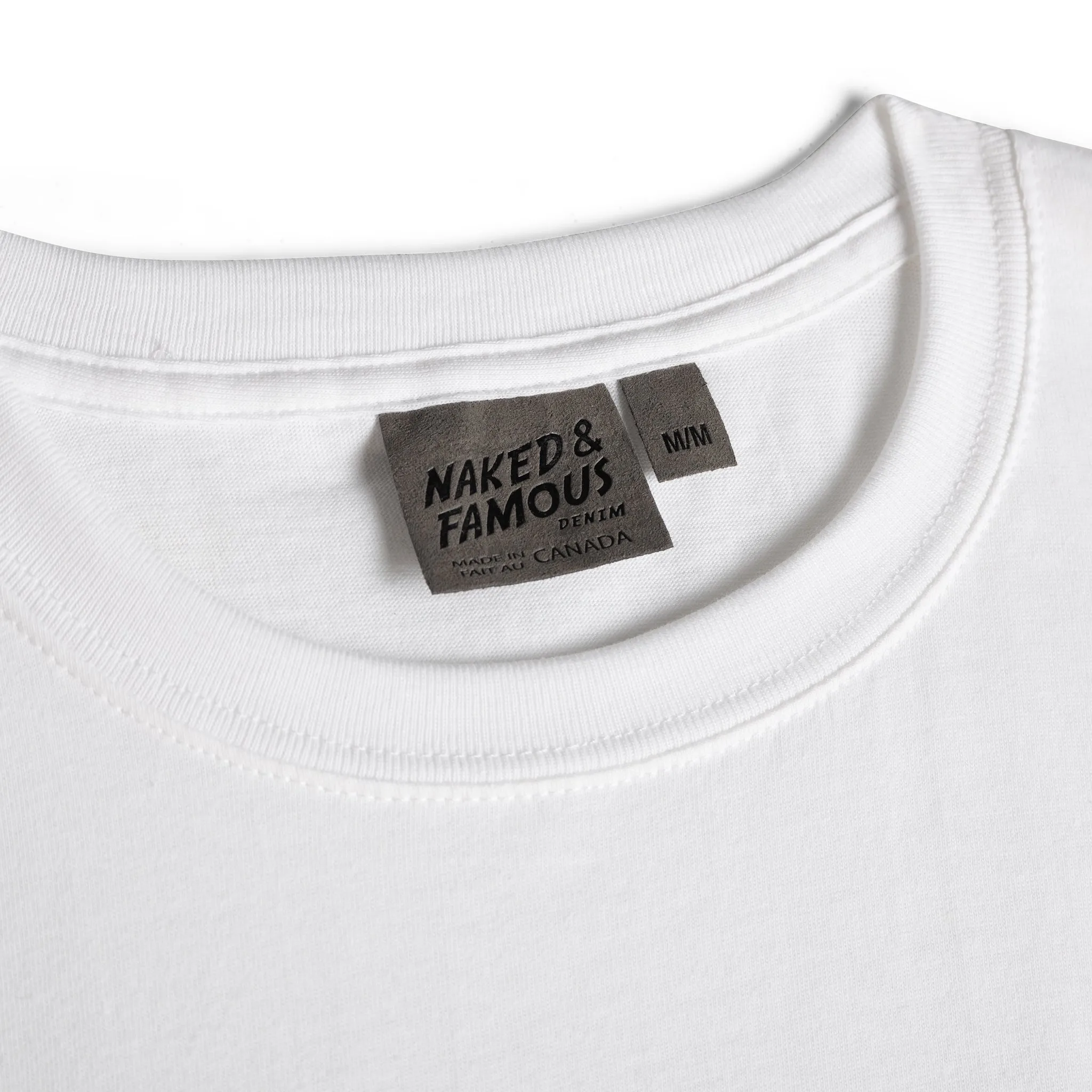 Circular Knit T-Shirt - White‎