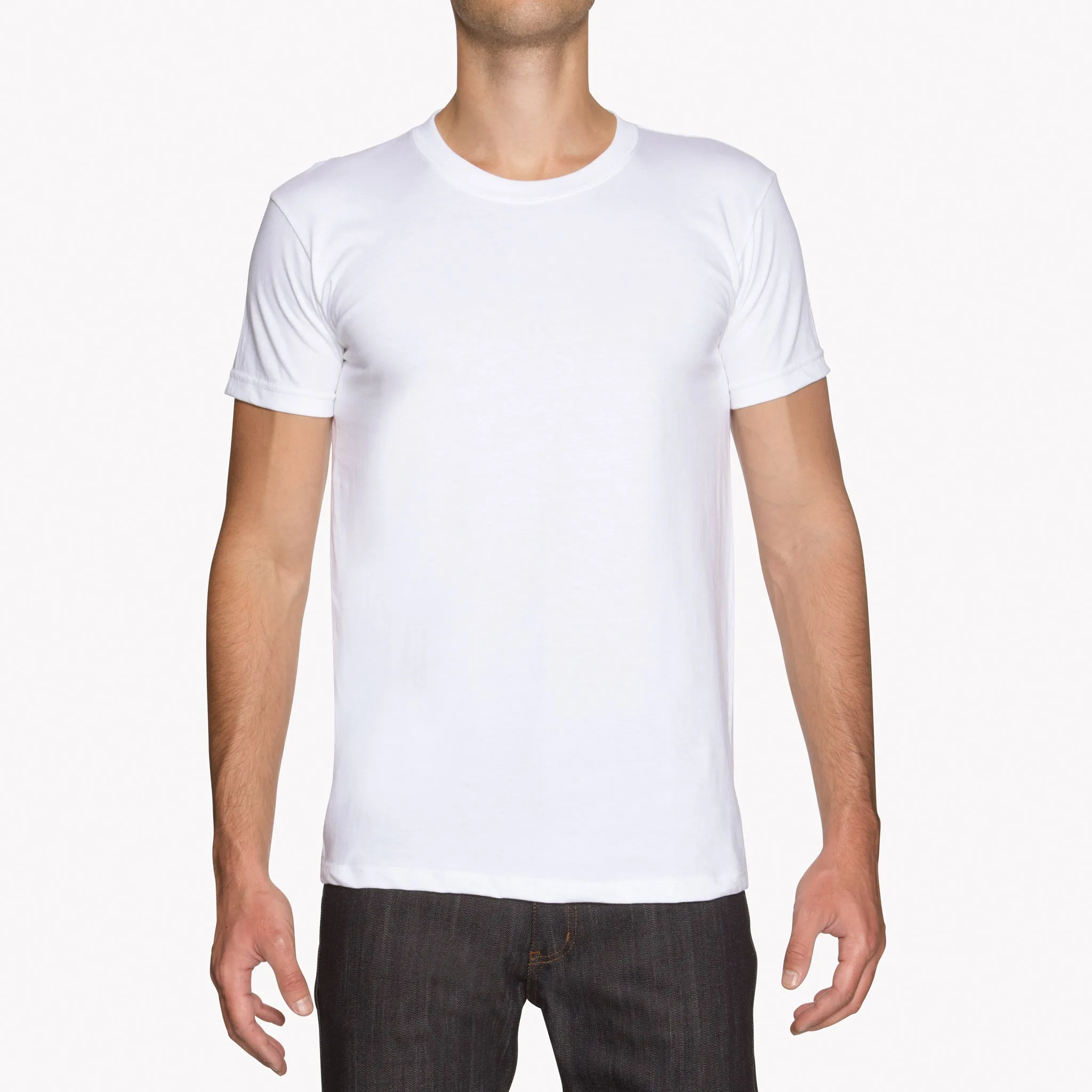 Circular Knit T-Shirt - White‎