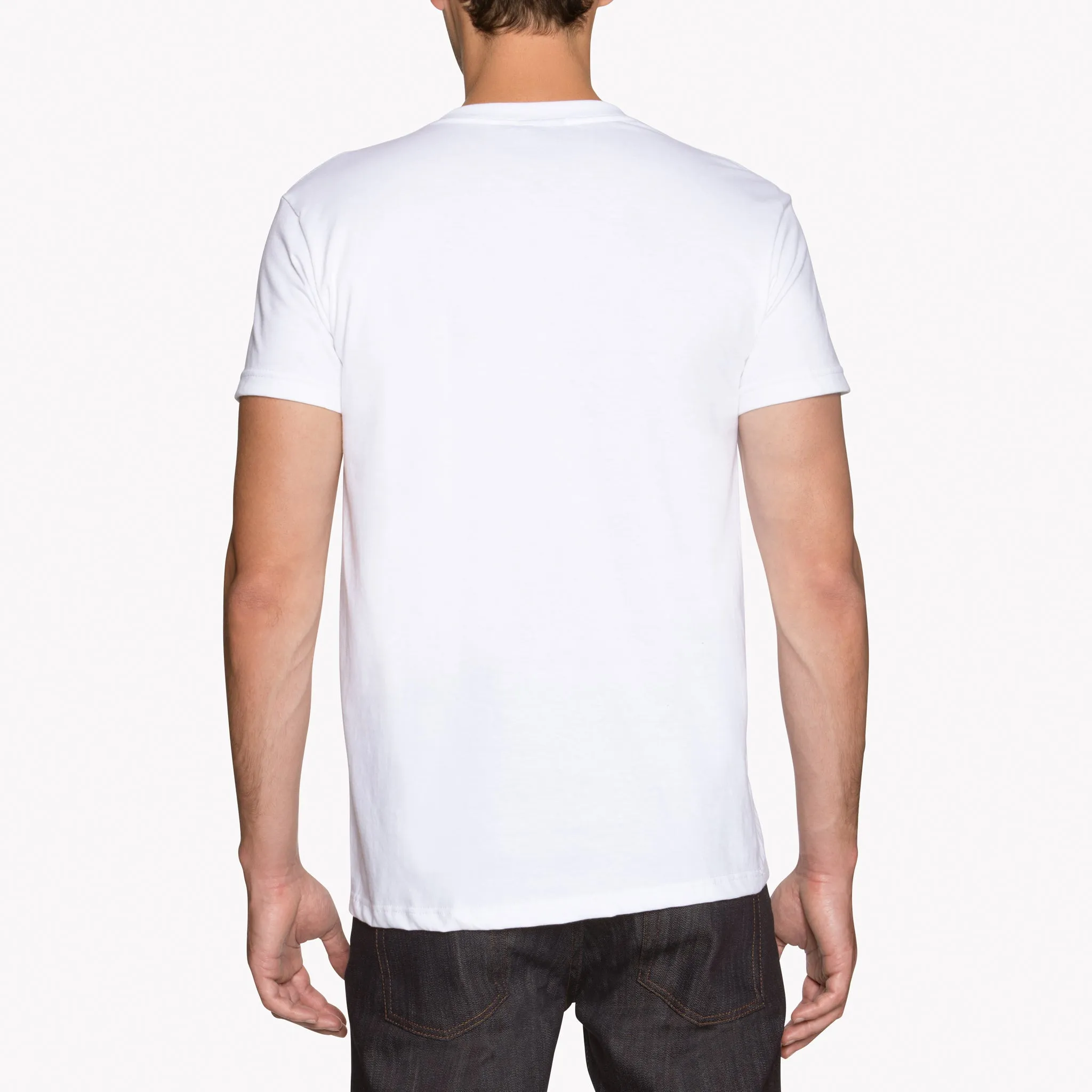 Circular Knit T-Shirt - White‎