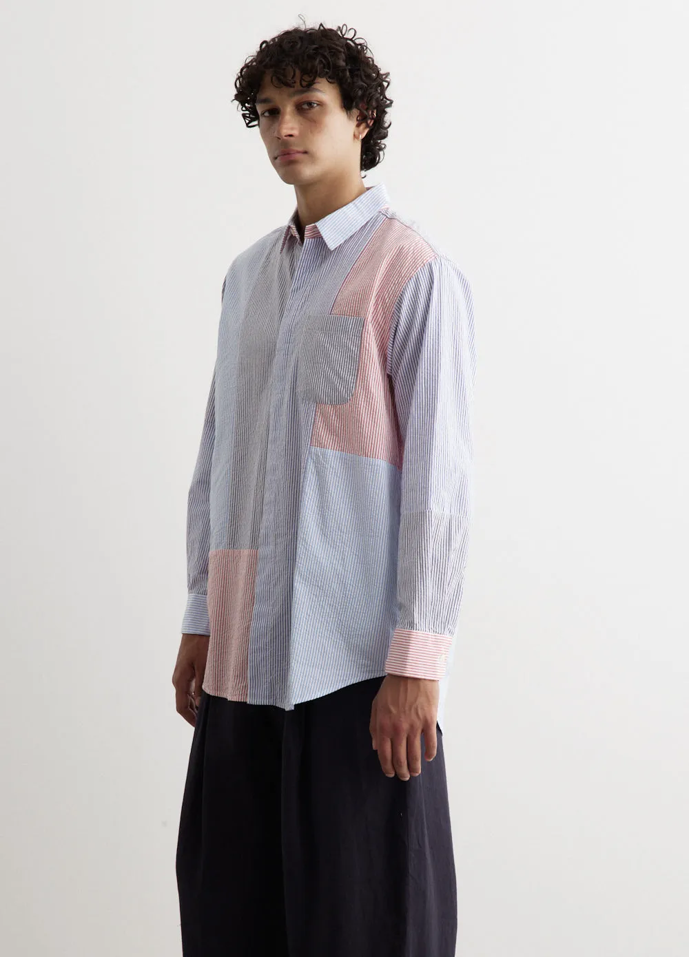 Combo Short Collar Shirt
