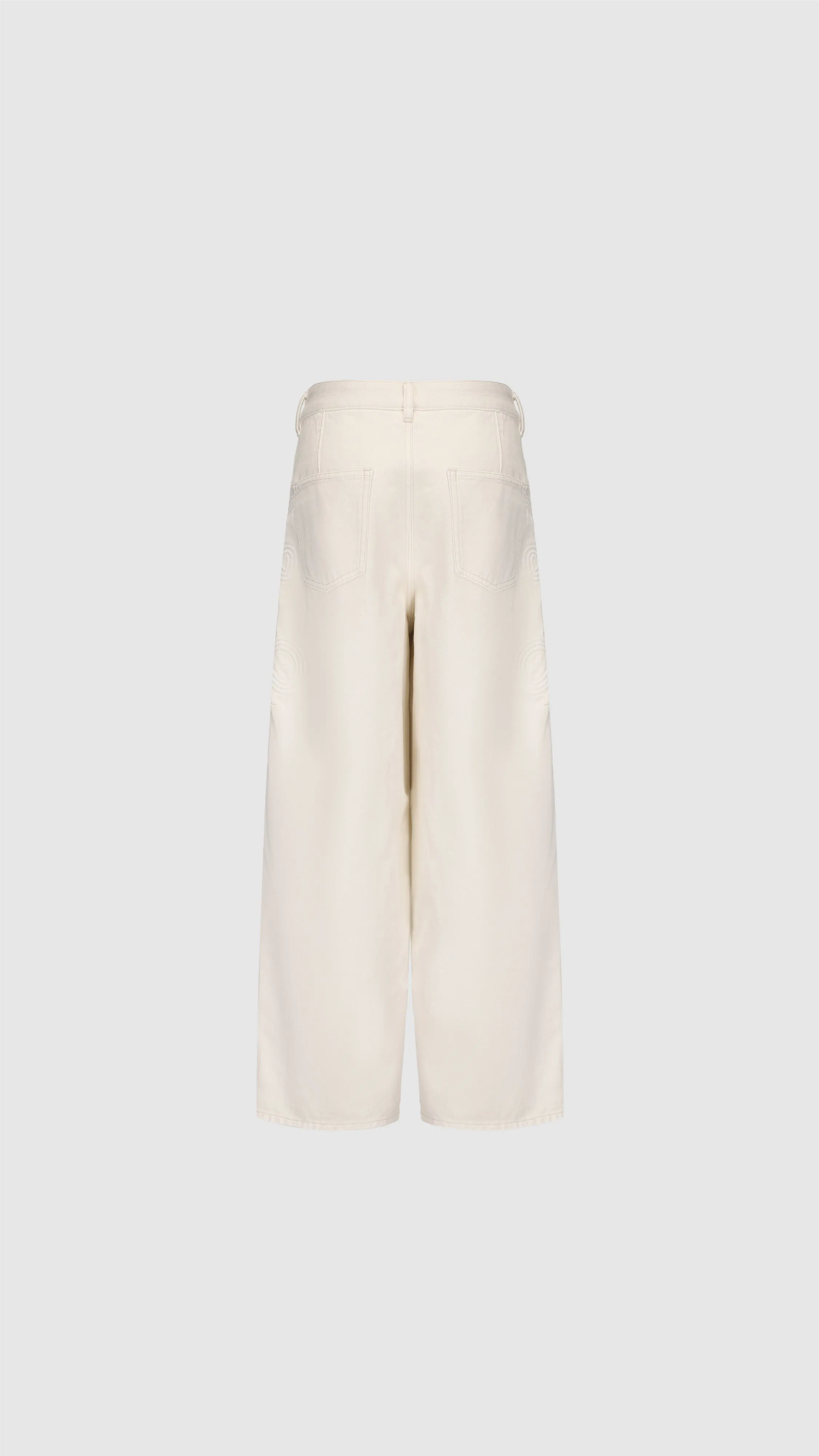 Corded Braiding Balloon Jeans