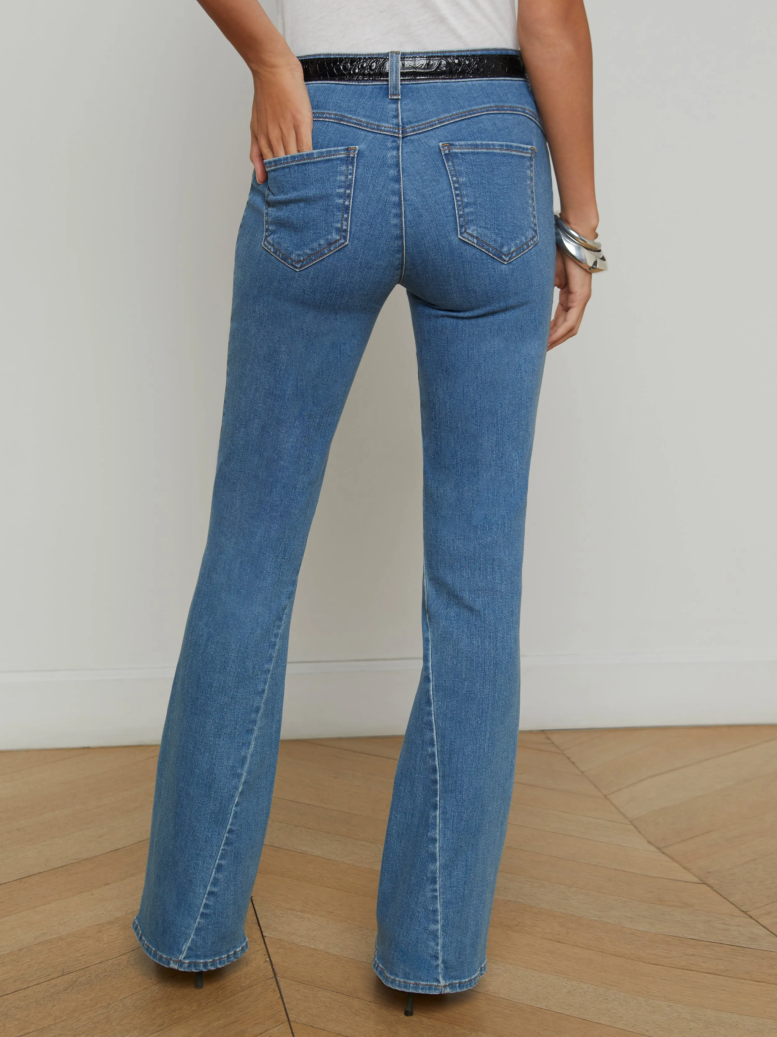 Deanna Seamed Flare Jean