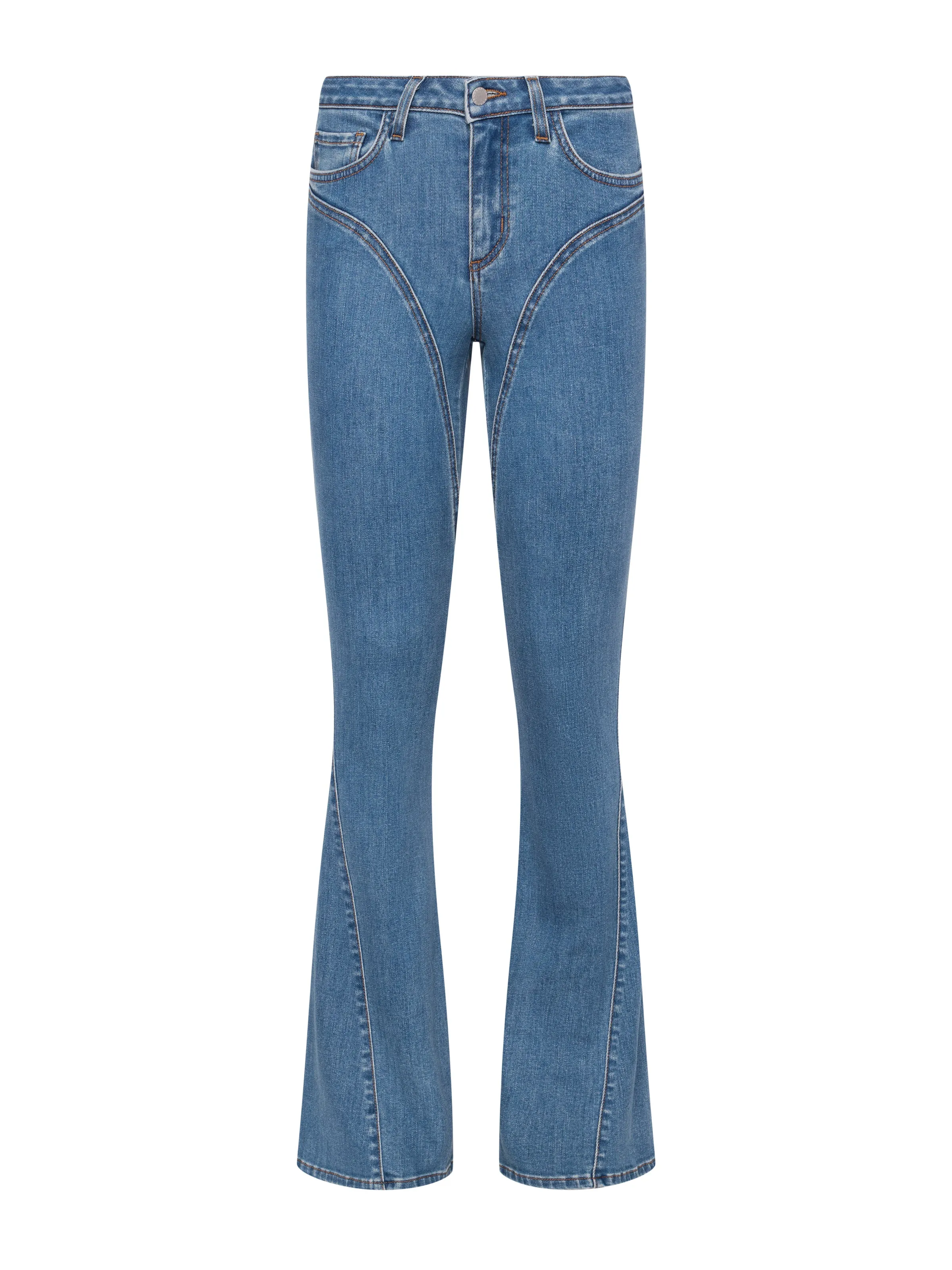 Deanna Seamed Flare Jean