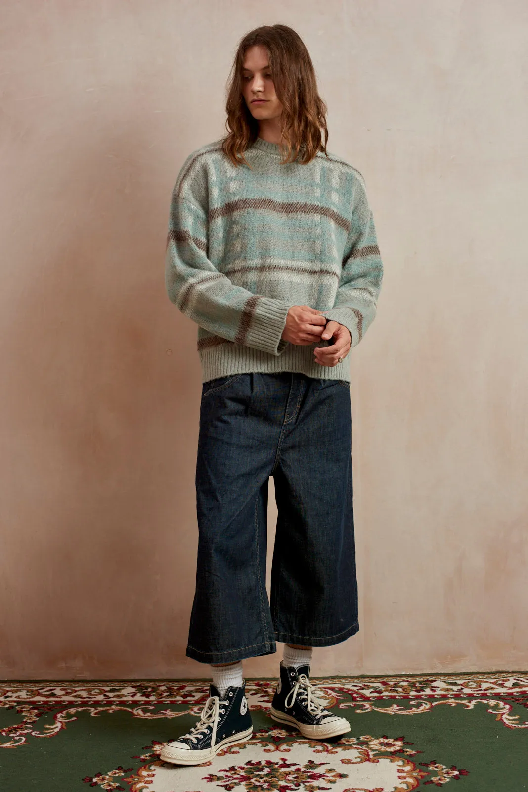Dial Tartan Check Knit