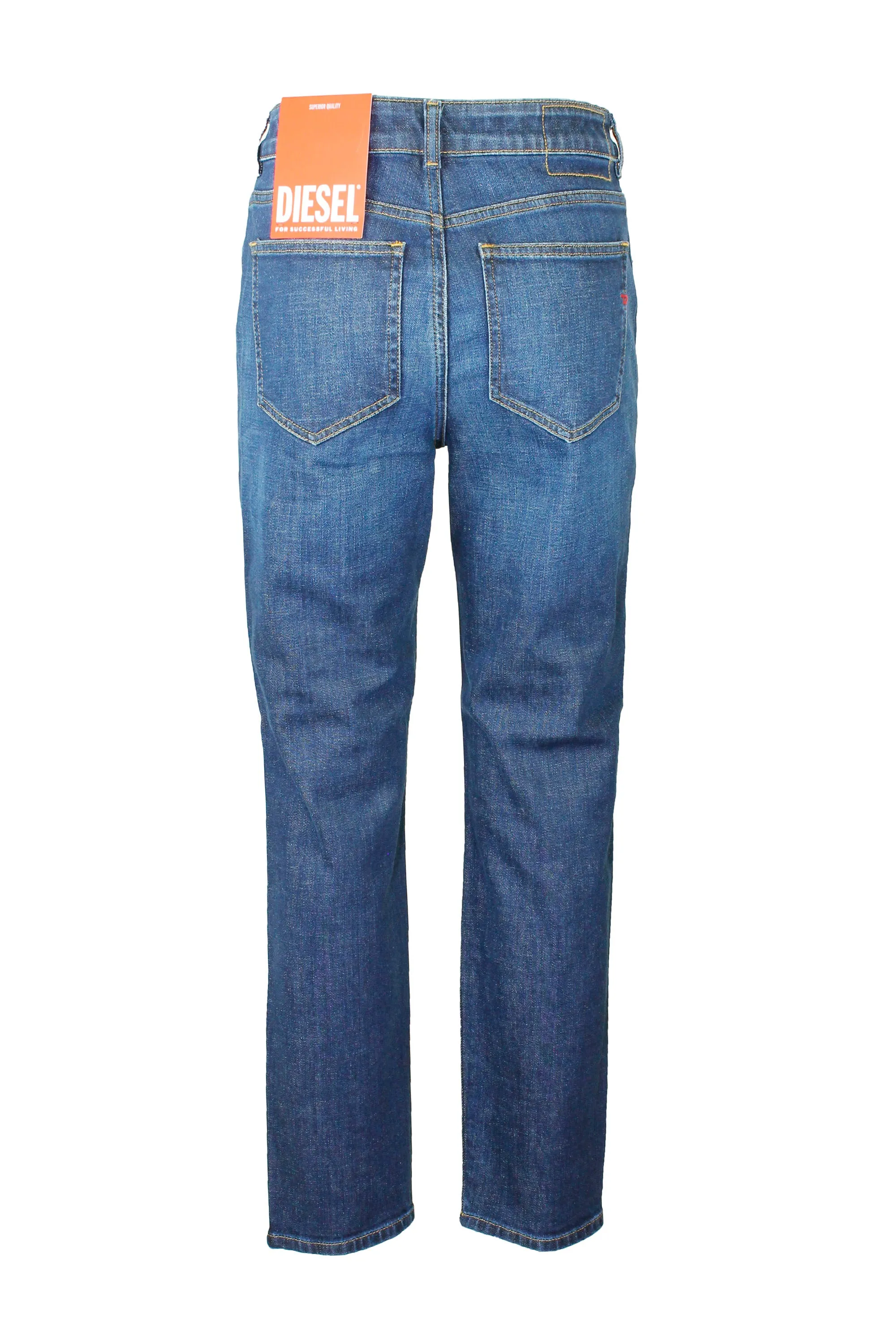 Diesel 2004 Mid-Rise Tapered Jeans