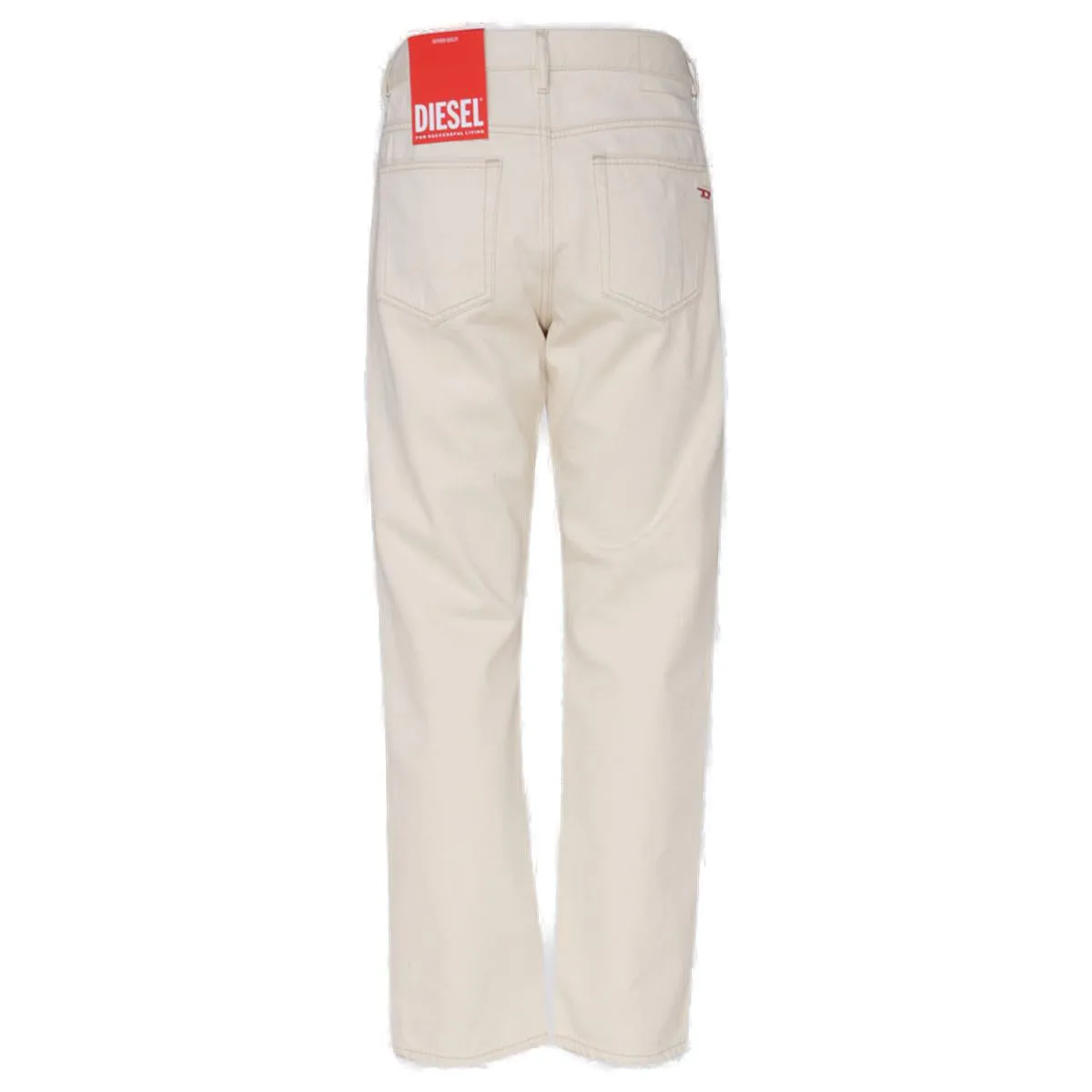 Diesel 2020 D-Viker Mid-Rise Straight Leg Jeans