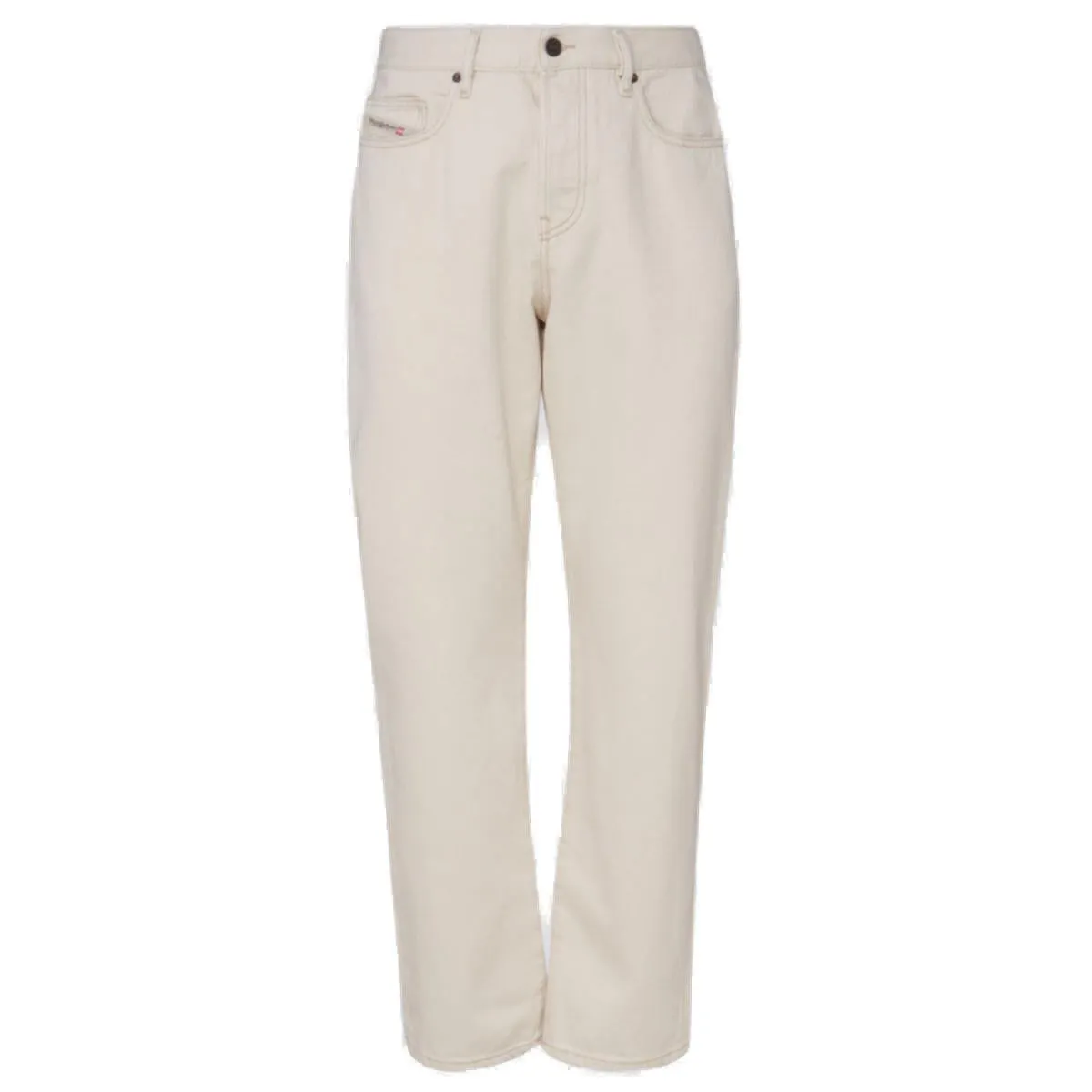 Diesel 2020 D-Viker Mid-Rise Straight Leg Jeans