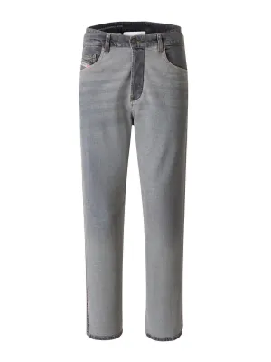 Diesel Logo Patch Straight Leg Jeans