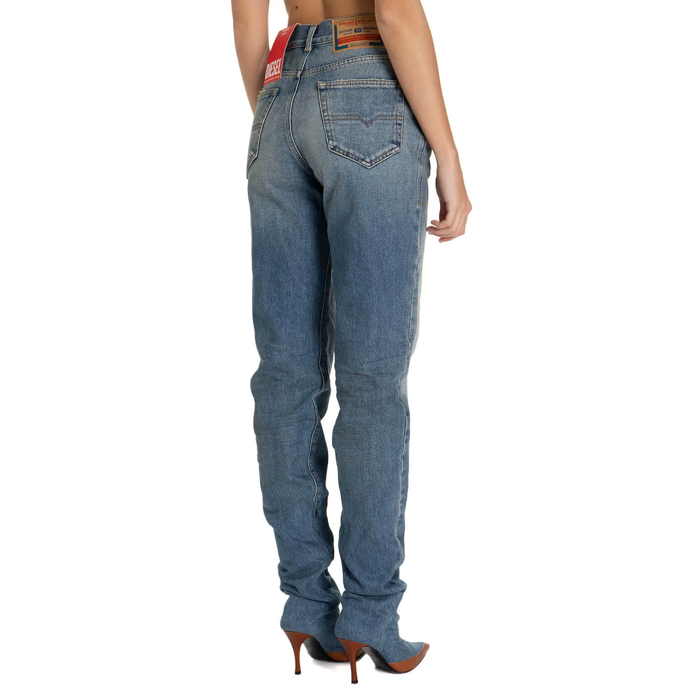 Diesel Straight Leg Denim Jeans