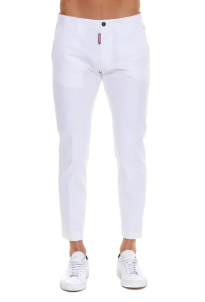 Dsquared2 Logo Patched Straight Leg Jeans