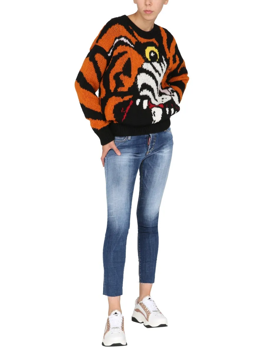 Dsquared2 Low Rise Slim-Fit Jeans