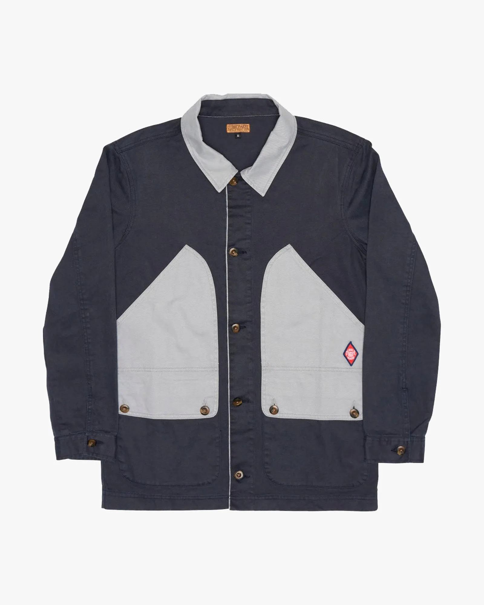 Dubbleware Contrast Work Jacket - Navy / Grey