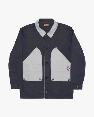 Dubbleware Contrast Work Jacket - Navy / Grey