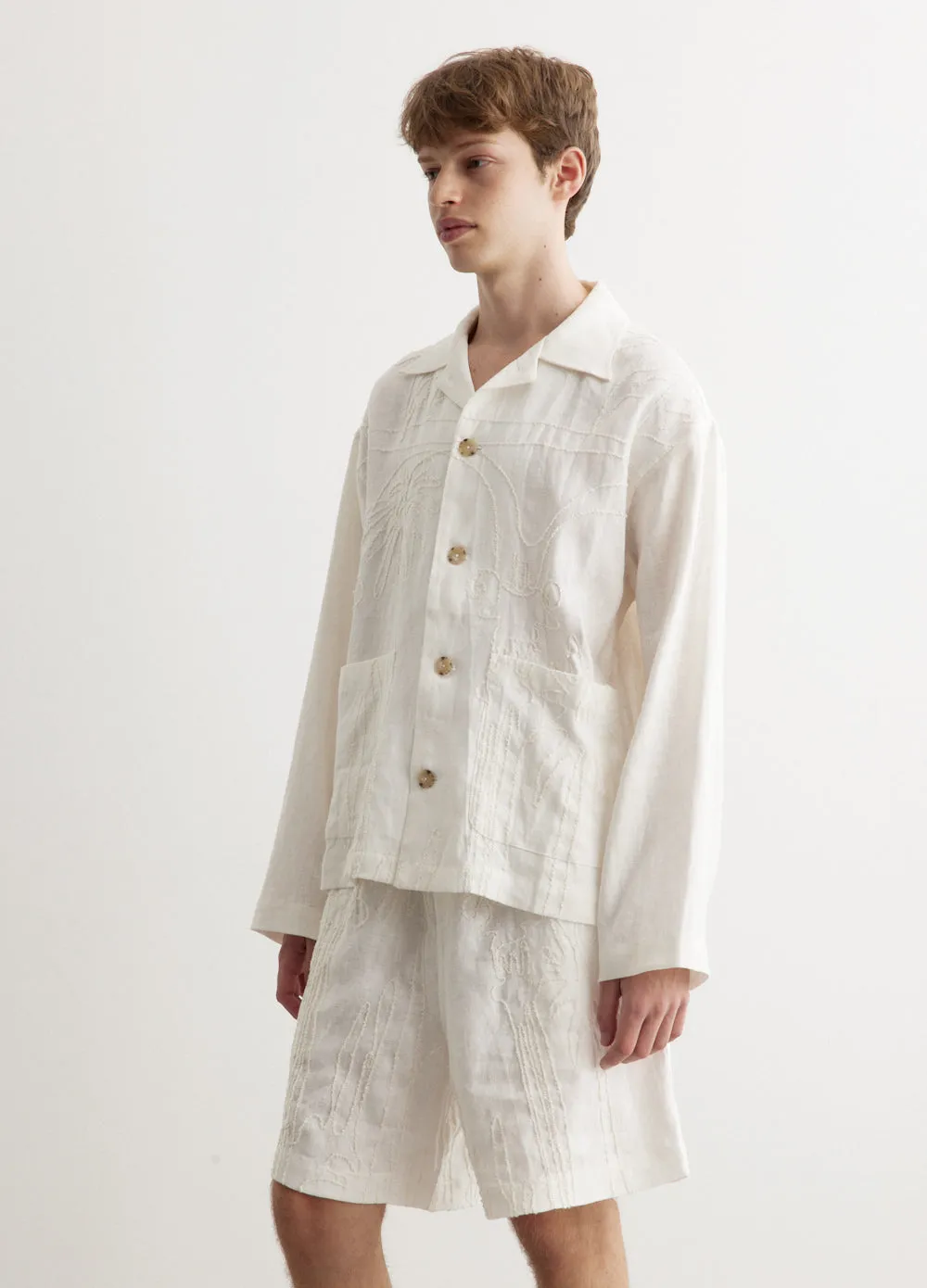Embroidered Chore Jacket