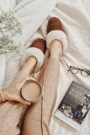 Emu Jolie Slipper Chestnut