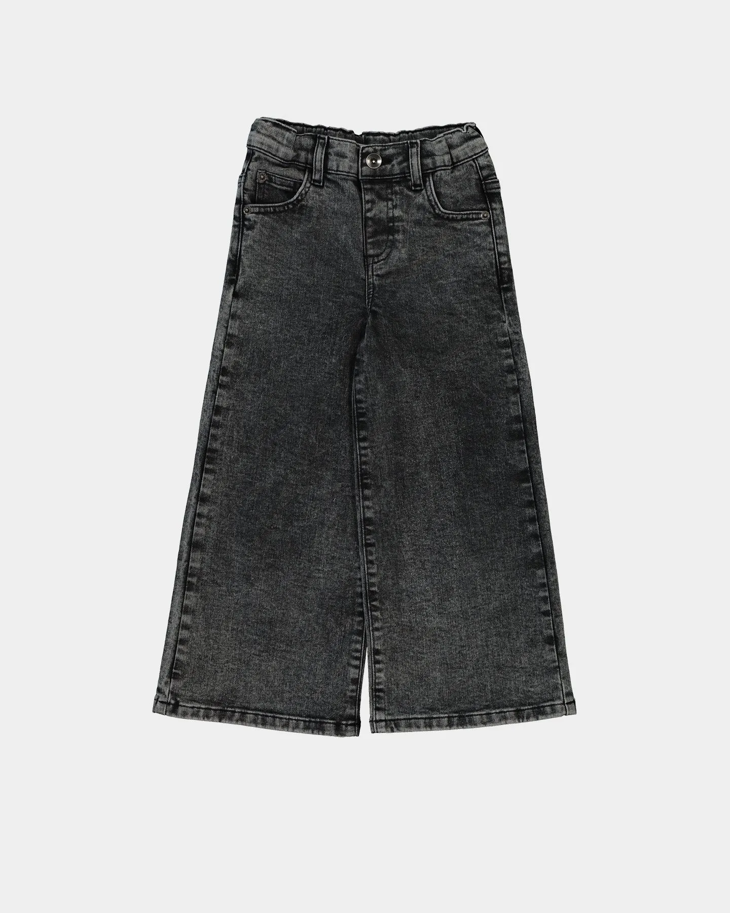 EN ES Kid's Forward Baggy Jean Black Wash