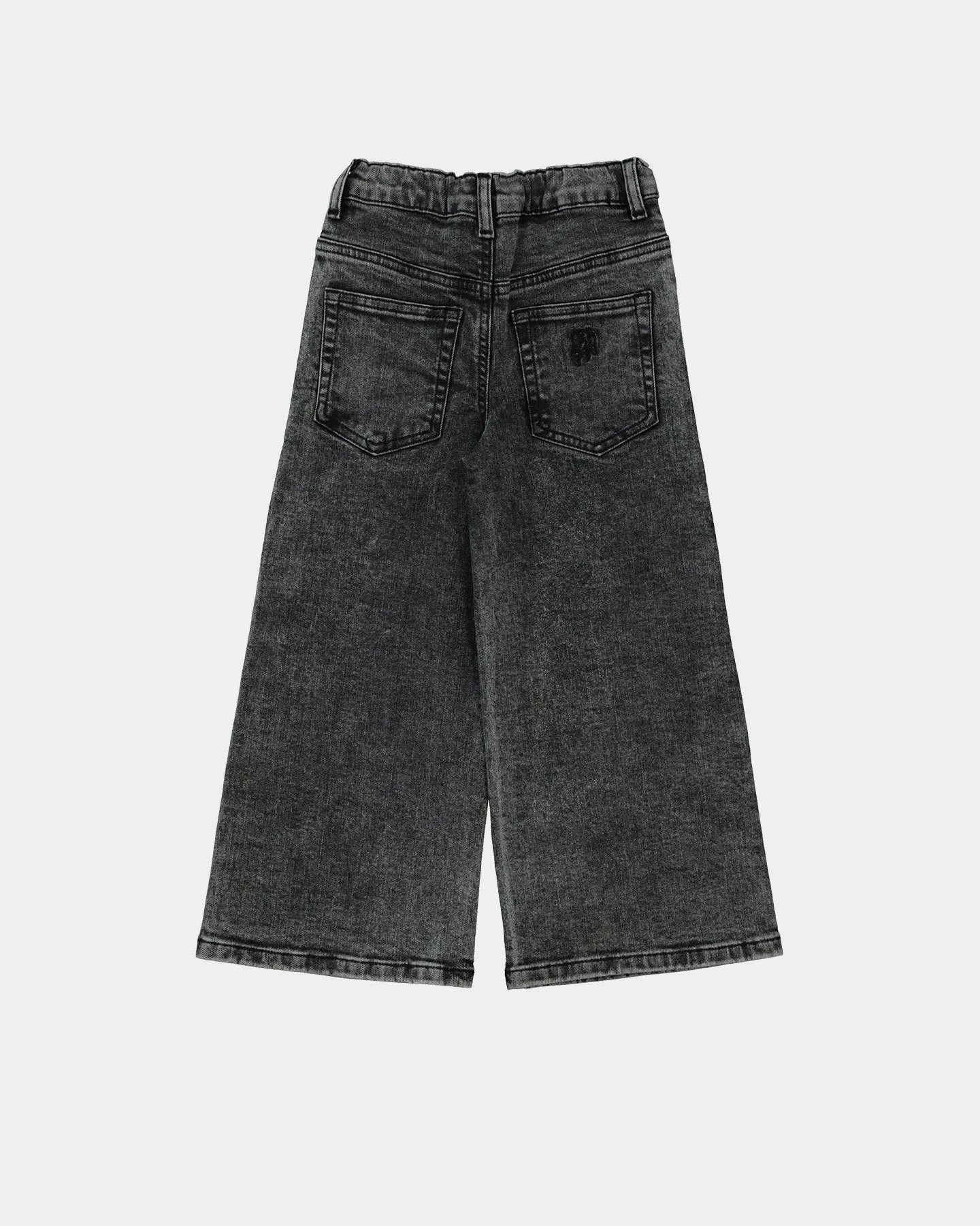 EN ES Kid's Forward Baggy Jean Black Wash