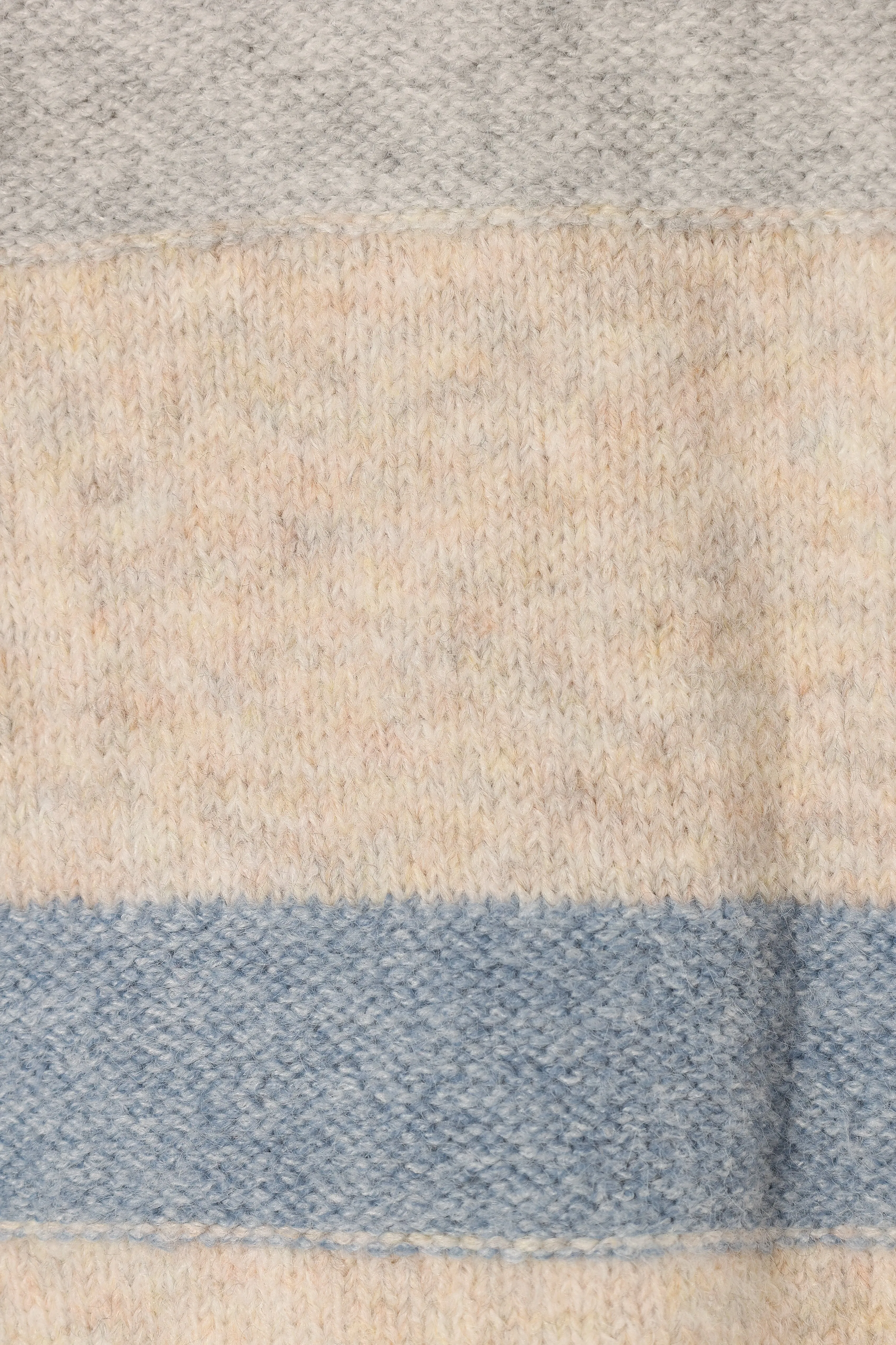 Esther Stripe Knit Sweater - Cream