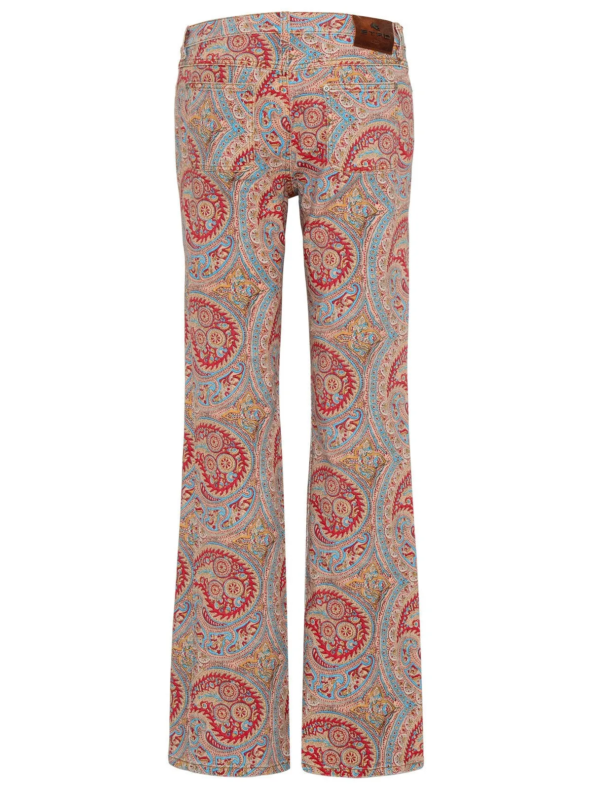 Etro Paisley Printed Mid Rise Jeans