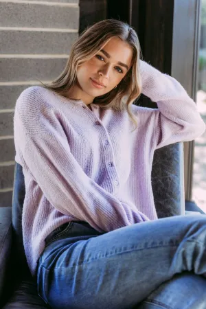 Foxwood Murphy Knit Cardi Orchid Petal