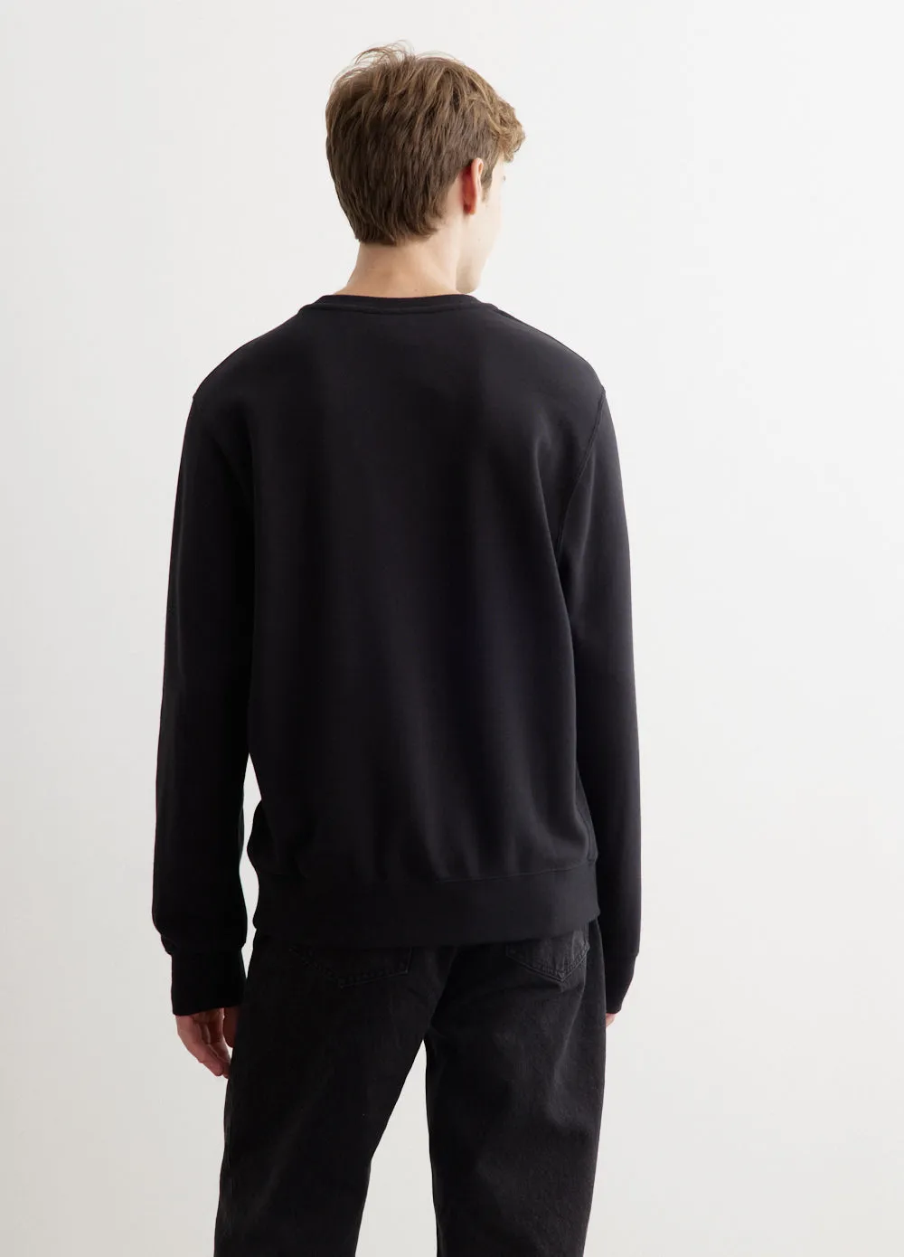 French Terry Crew-Neck Sweatshirt