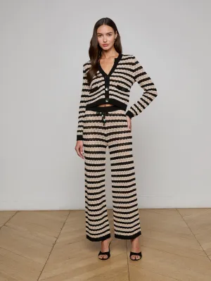 Gaelle Pointelle Knit Pant