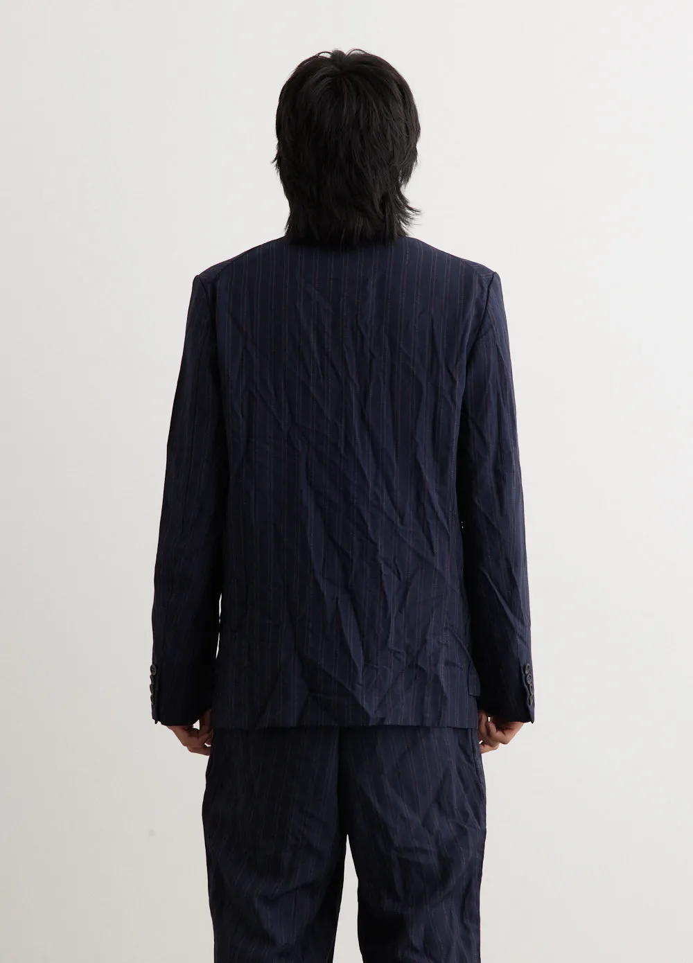 Garment Dyed Stripe Jacket