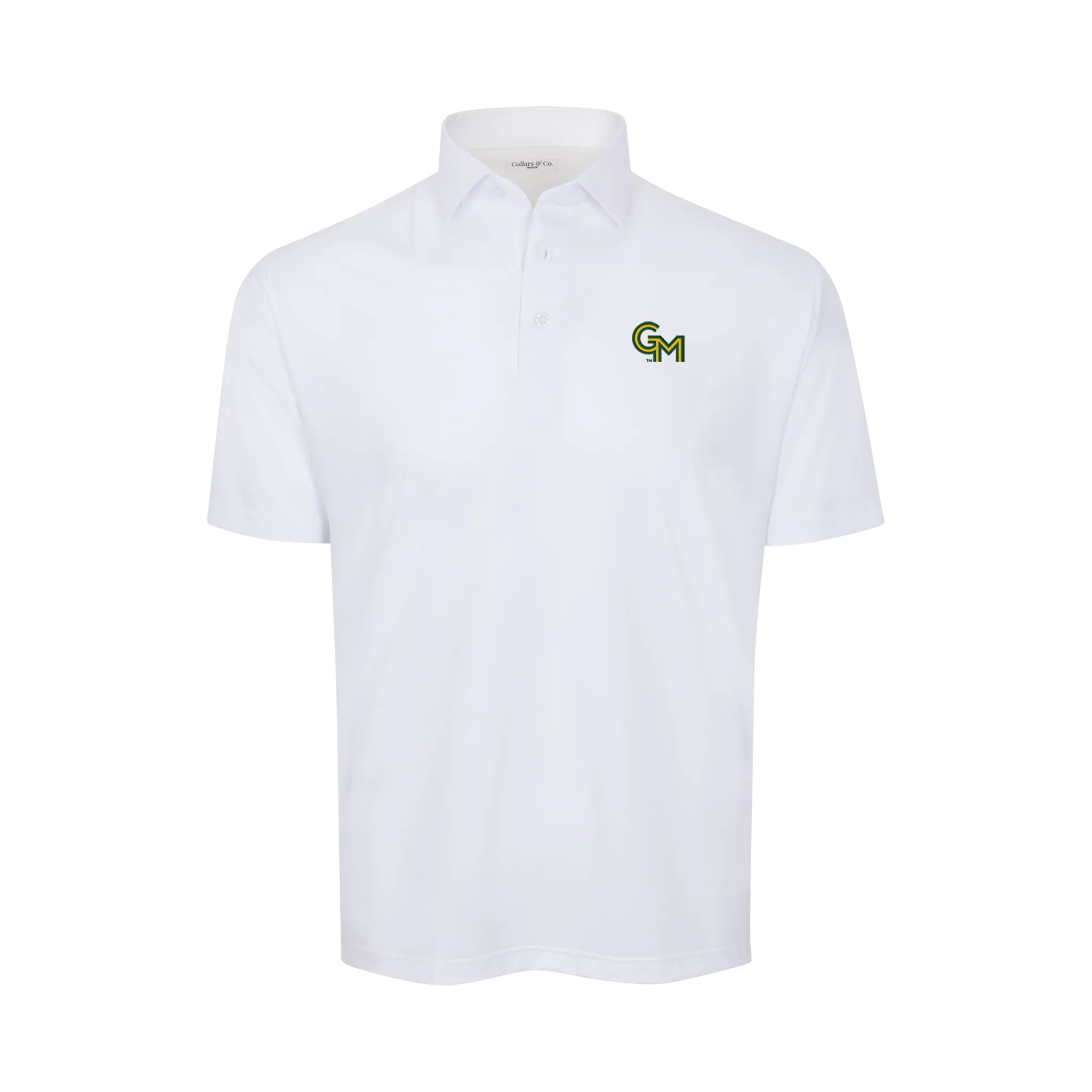 George Mason Featherweight Flex Polo White