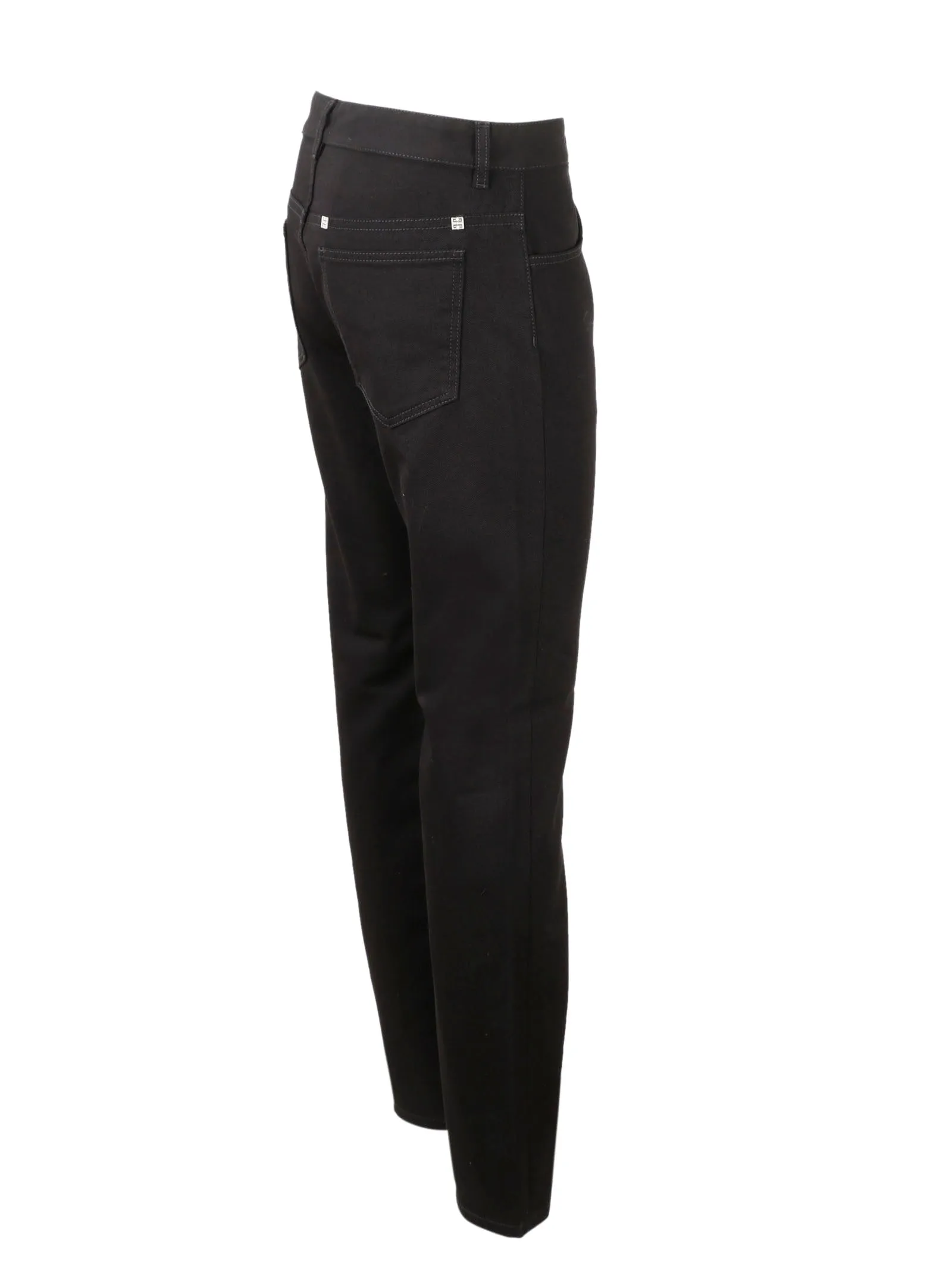 Givenchy	High-Waisted Straight-Leg Jeans