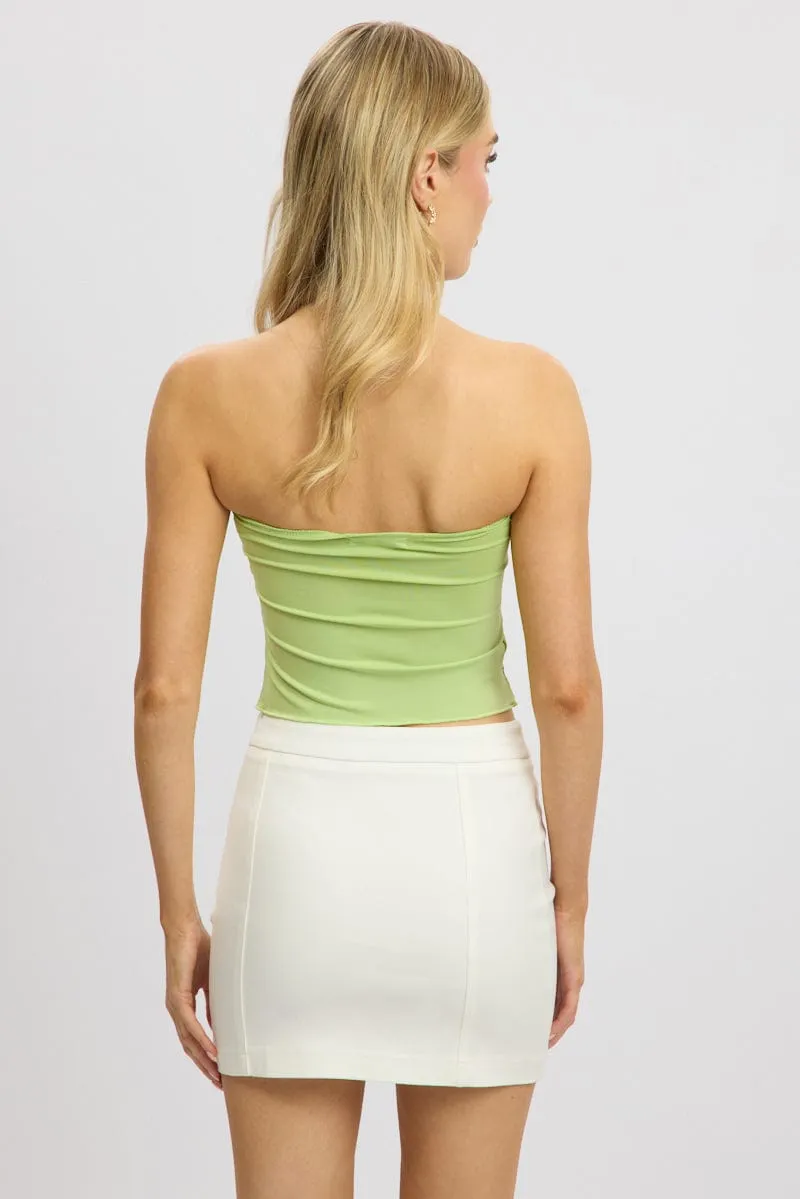 Green Halter Top Sleeveless