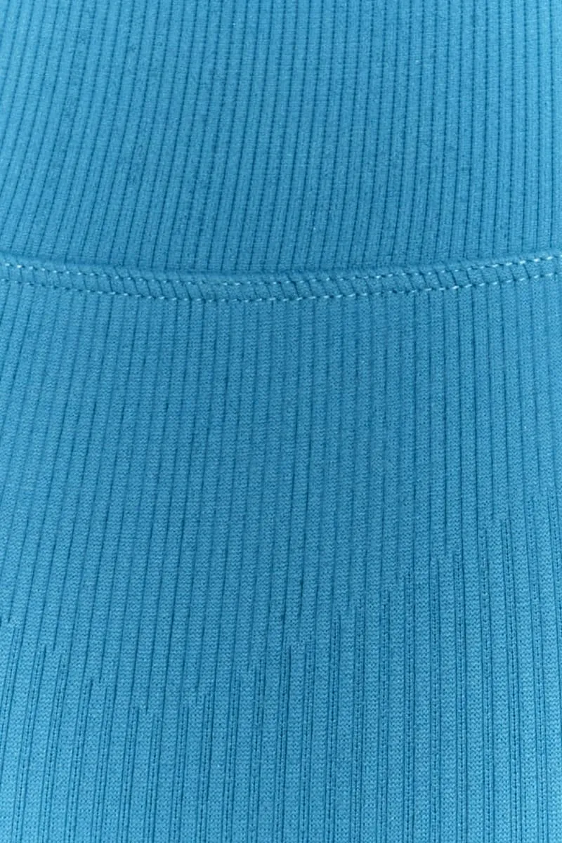 Green Seamless Zip Top And Bike Shorts Activewear Set