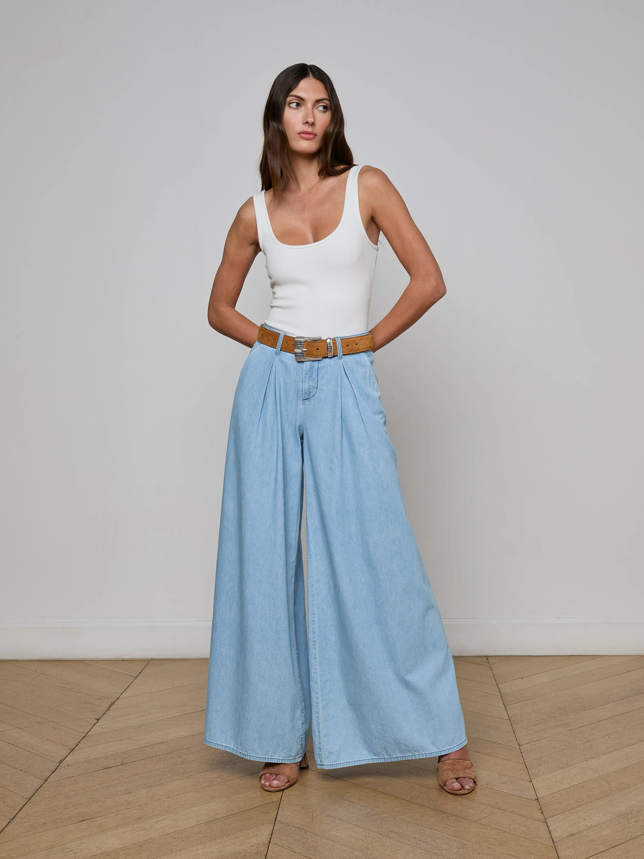 Hayes Low-Rise Palazzo Jean