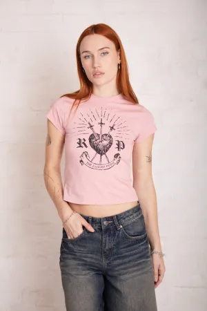 Heart Graphic Baby Tee