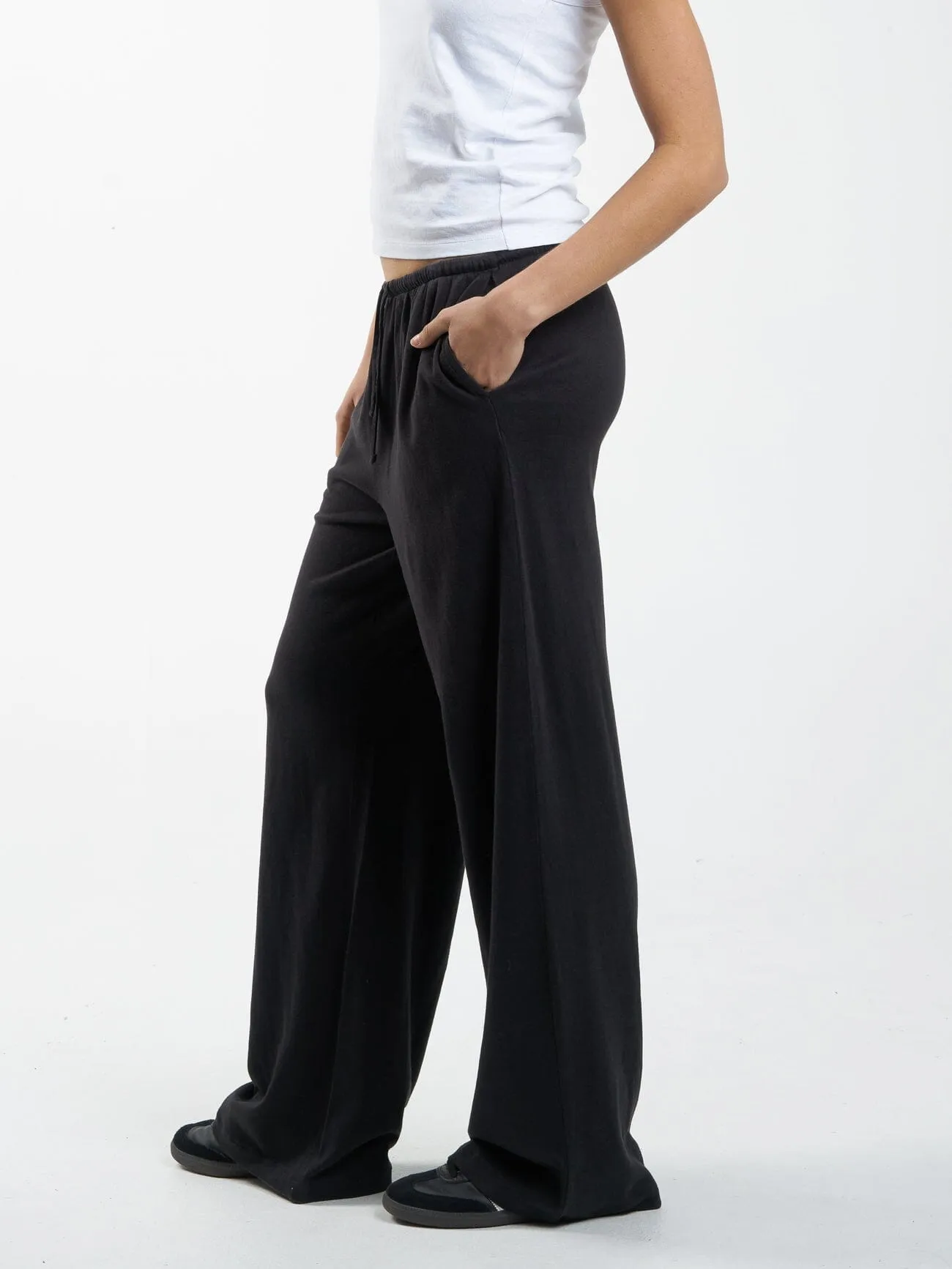 Hemp Relax Pant - Black